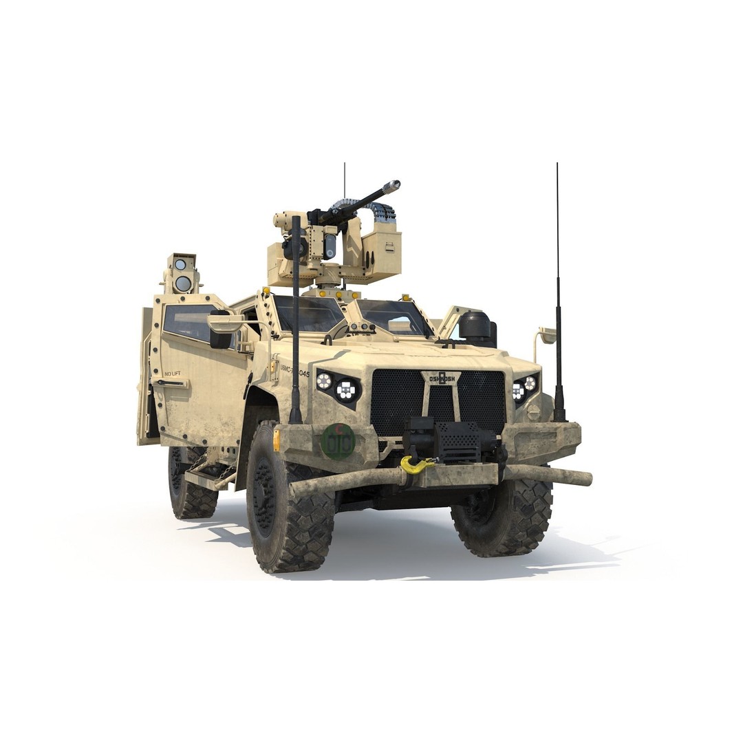 Oshkosh JLTV 3D Model – High Poly Military Vehicle with PBR Textures - View 5