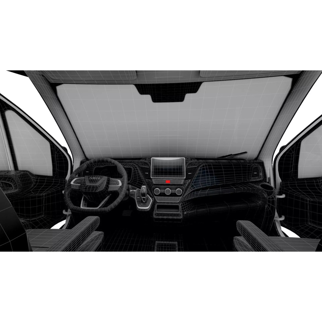 Iveco Daily Van L4H3 4x4 3D Model – HQ Interior, Game-Ready Formats