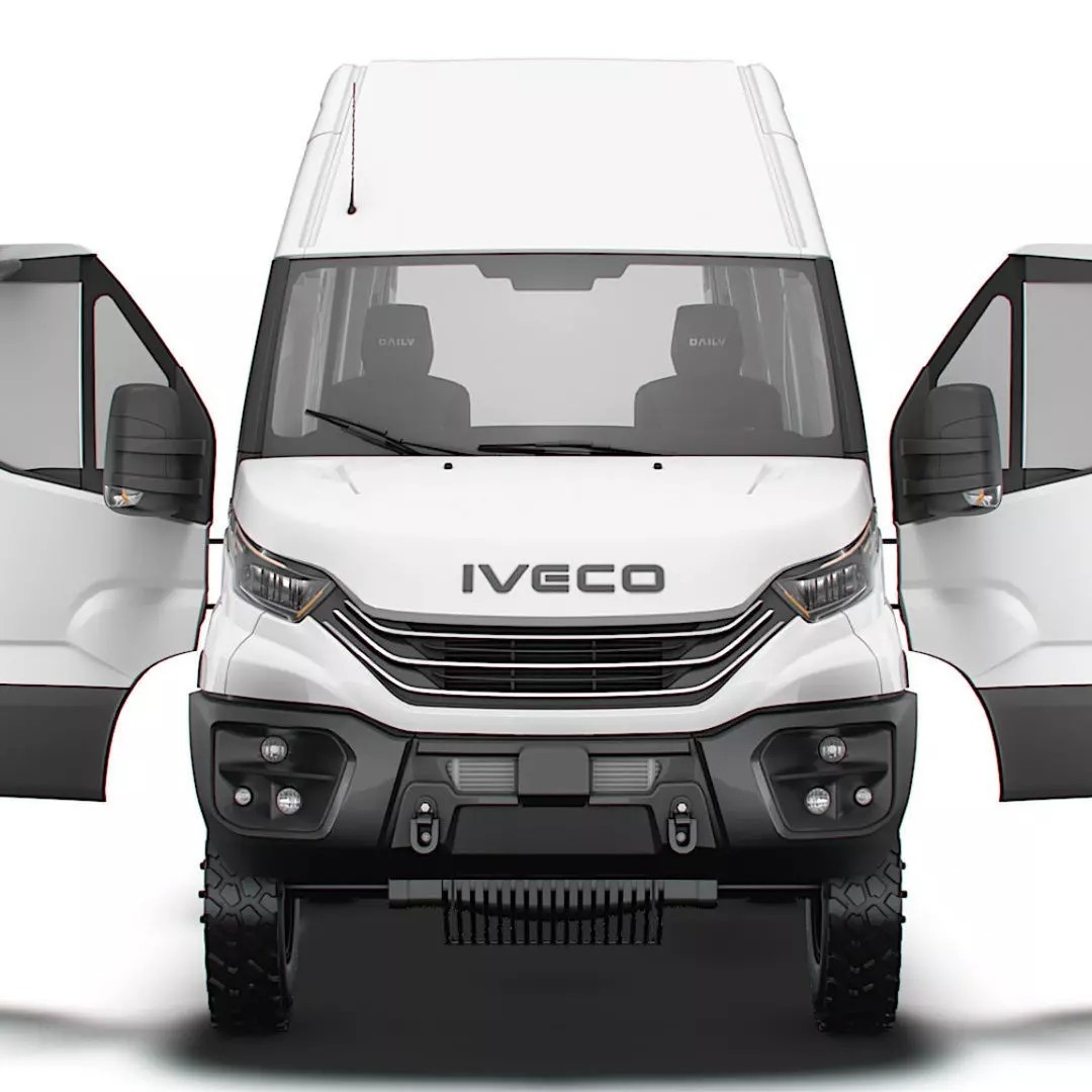 Iveco Daily Van L4H3 4x4 3D Model – HQ Interior, Game-Ready Formats - View 12