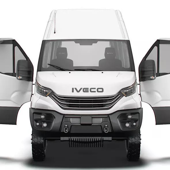 Iveco Daily Van L4H3 4x4 3D Model – HQ Interior, Game-Ready Formats - View 18