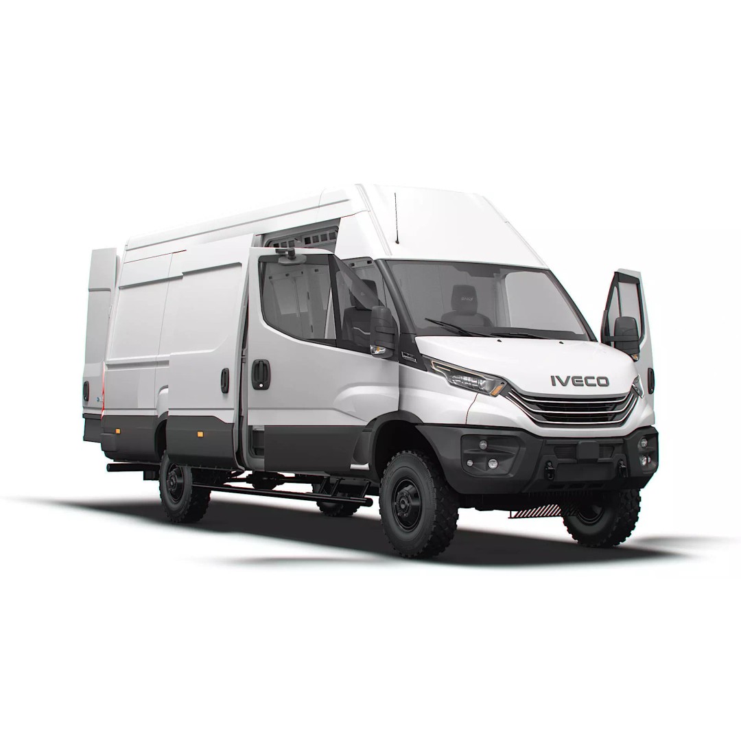 Iveco Daily Van L4H3 4x4 3D Model – HQ Interior, Game-Ready Formats - View 2