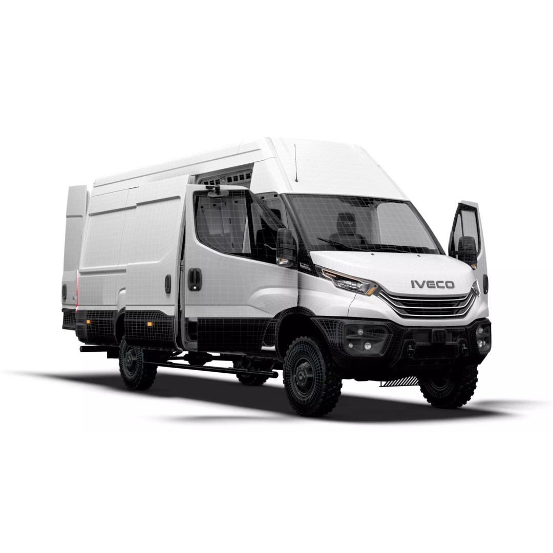 Iveco Daily Van L4H3 4x4 3D Model – HQ Interior, Game-Ready Formats - View 20