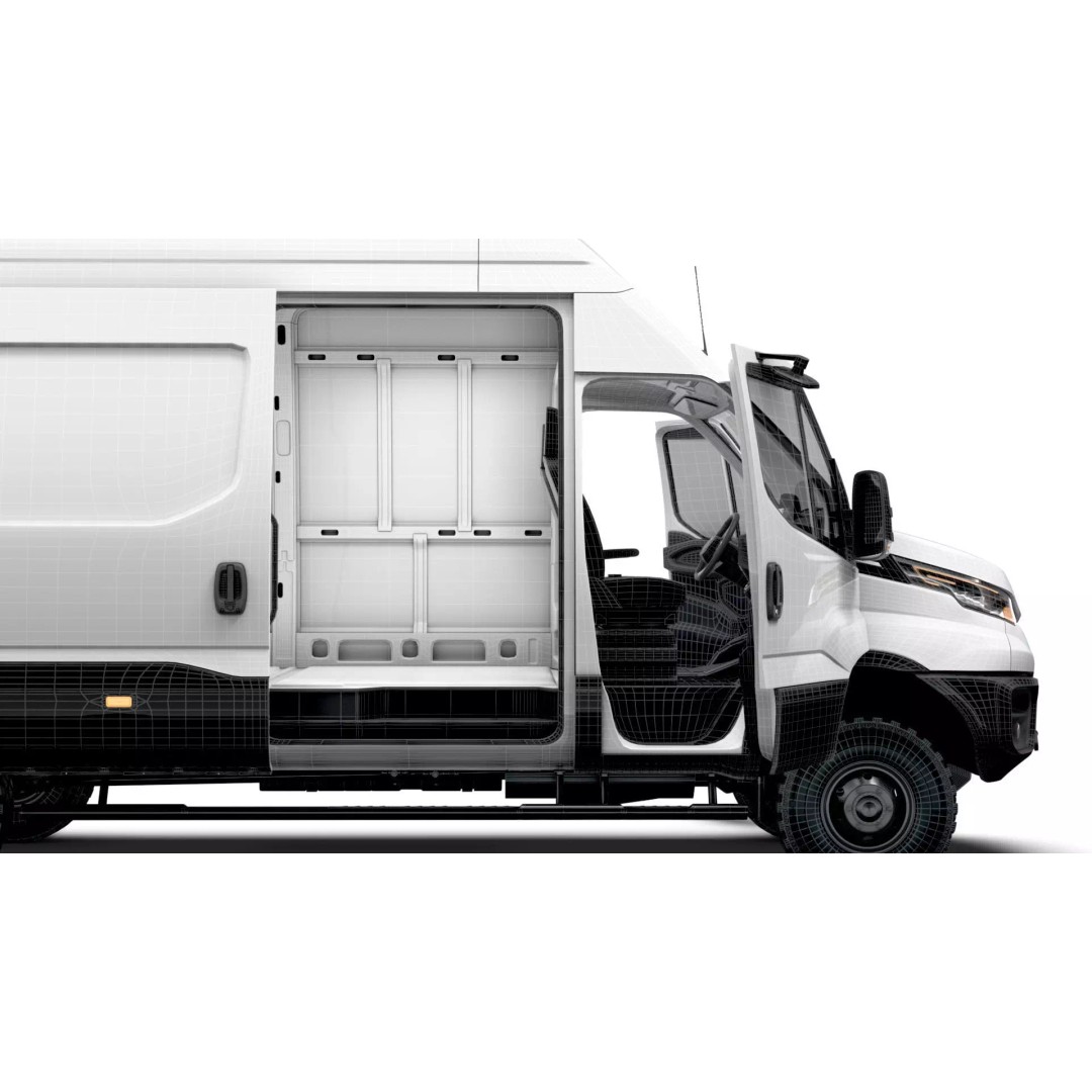 Iveco Daily Van L4H3 4x4 3D Model – HQ Interior, Game-Ready Formats - View 21