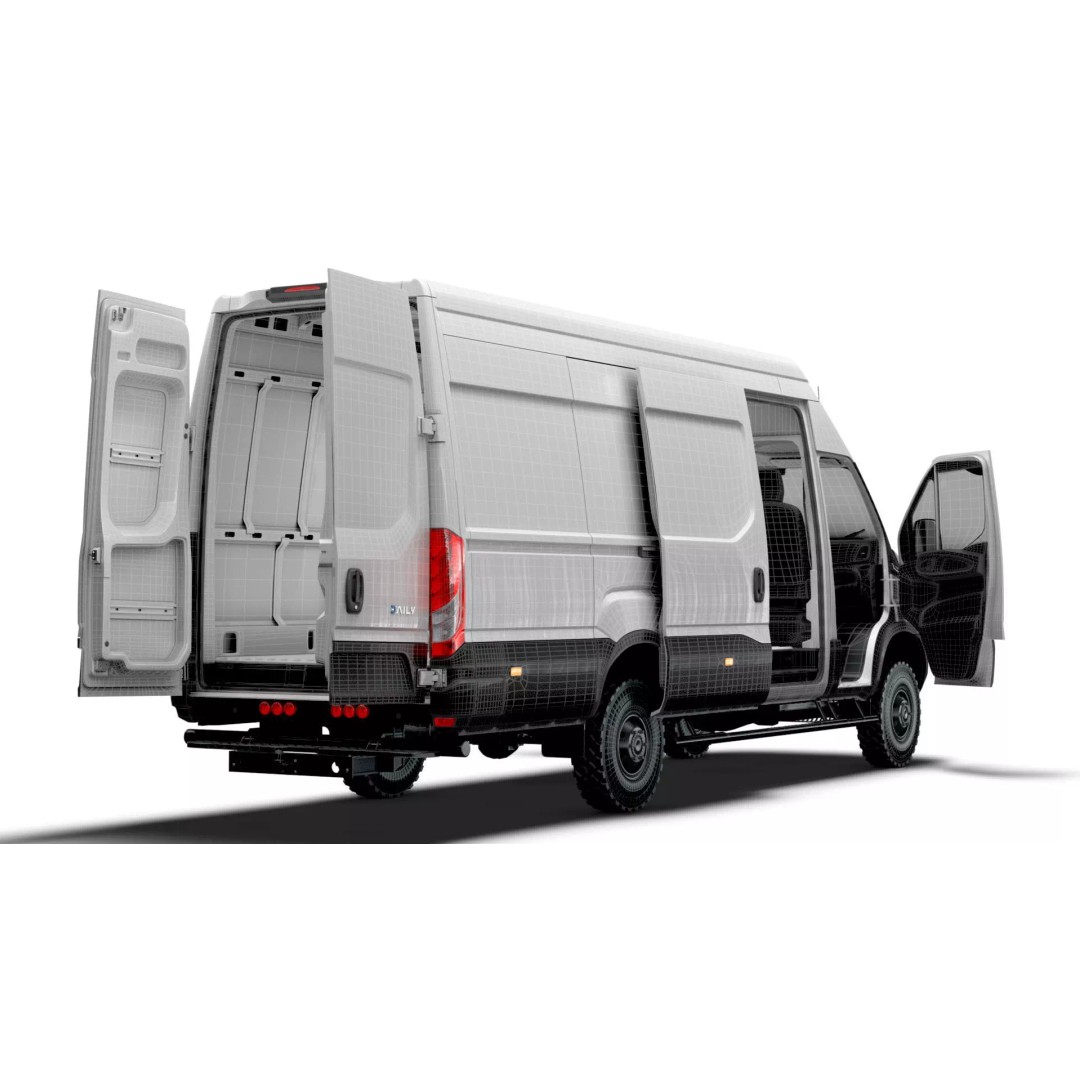 Iveco Daily Van L4H3 4x4 3D Model – HQ Interior, Game-Ready Formats - View 25