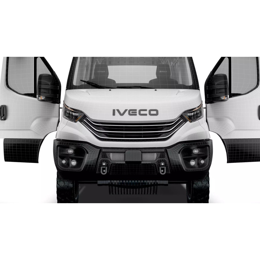 Iveco Daily Van L4H3 4x4 3D Model – HQ Interior, Game-Ready Formats - View 27