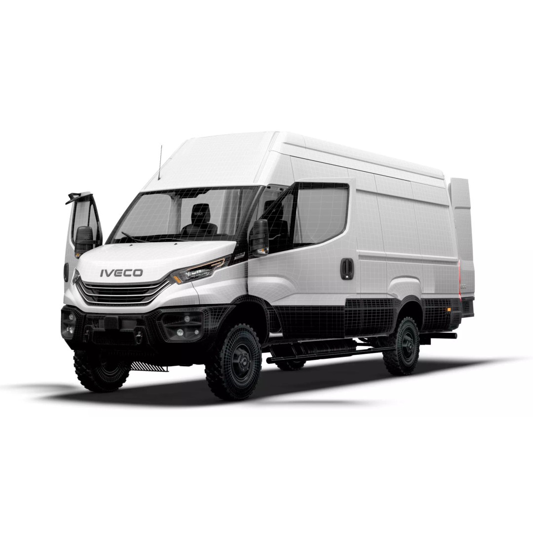 Iveco Daily Van L4H3 4x4 3D Model – HQ Interior, Game-Ready Formats - View 28