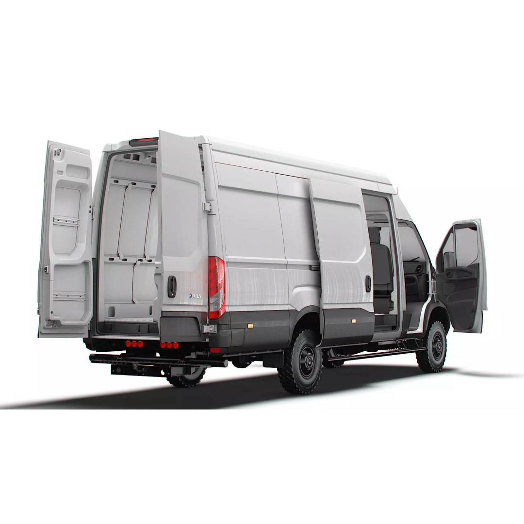 Iveco Daily Van L4H3 4x4 3D Model – HQ Interior, Game-Ready Formats - View 7