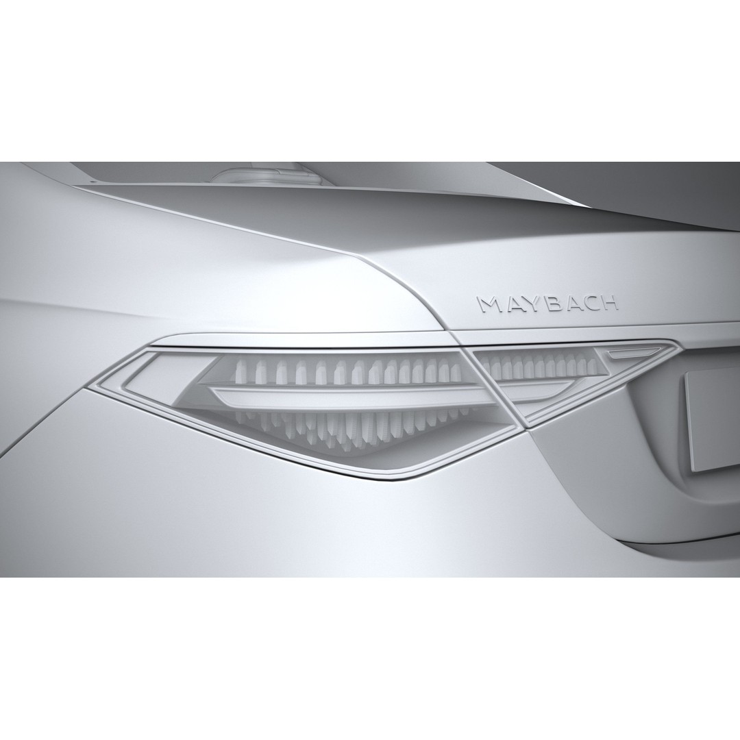 Mercedes-Benz S-Class Maybach 2021 3D Model – High Poly Car Asset, FBX, OBJ - View 26