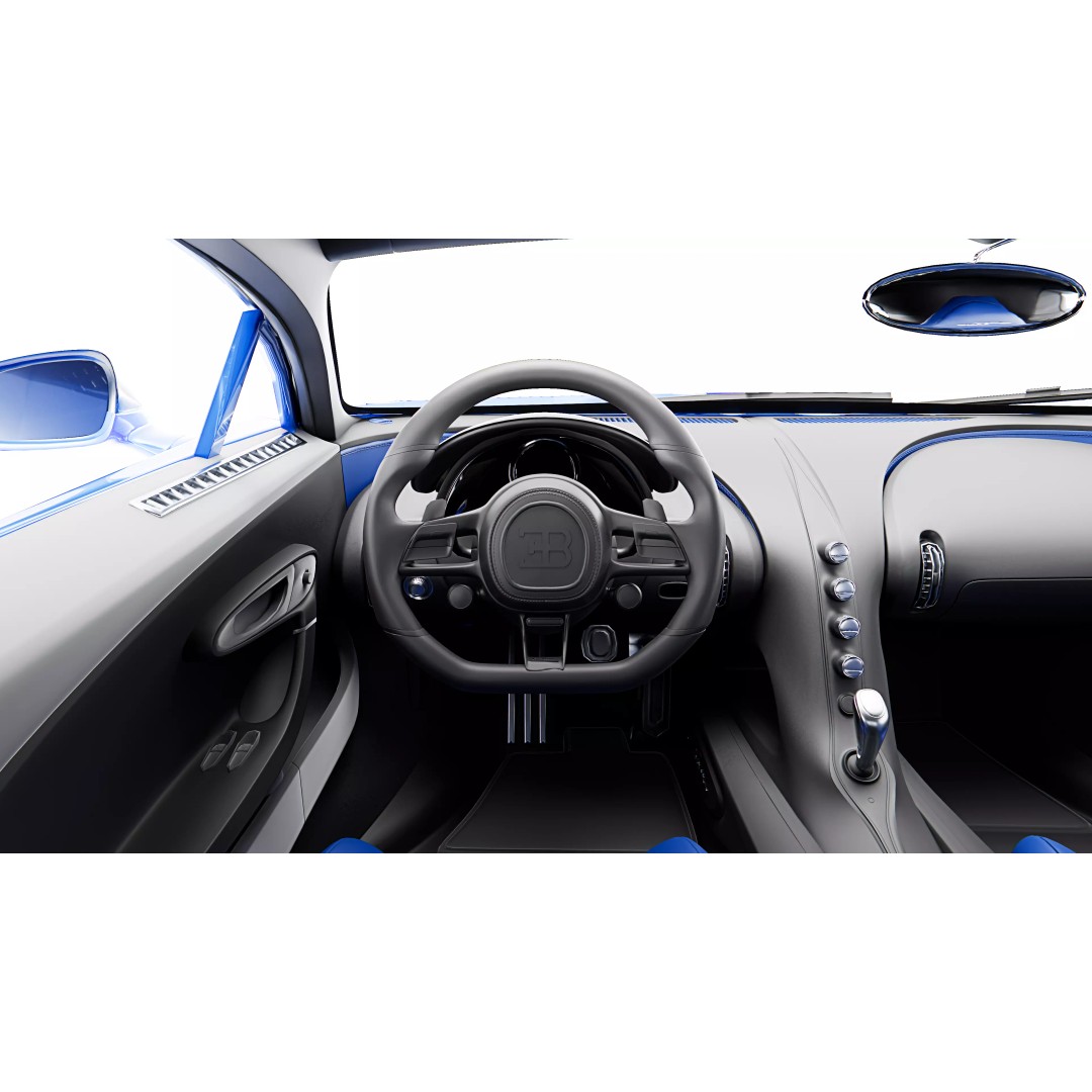 Bugatti Chiron 3D Model – High Poly Vehicle Asset, Game Ready Formats - View 14