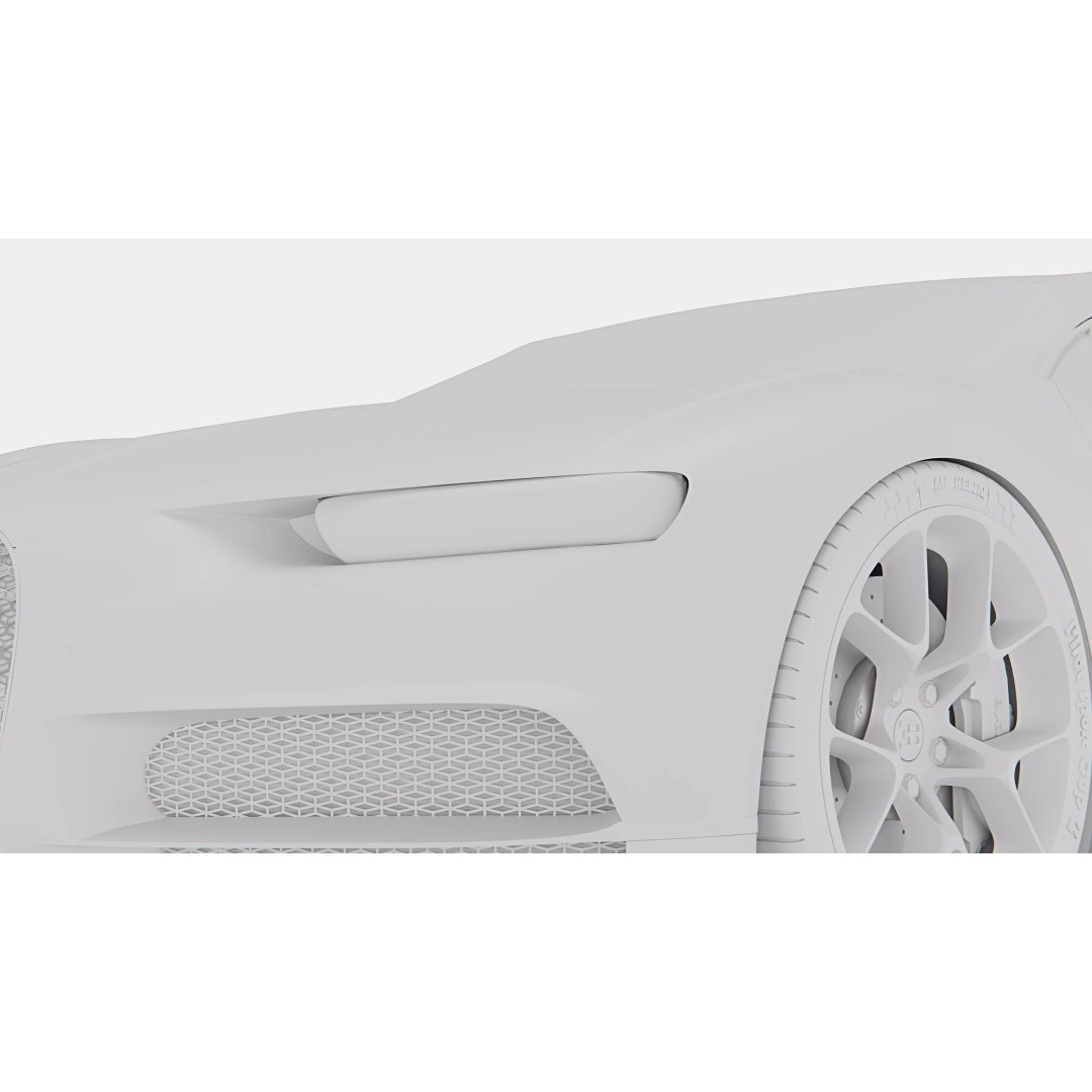 Bugatti Chiron 3D Model – High Poly Vehicle Asset, Game Ready Formats - View 21