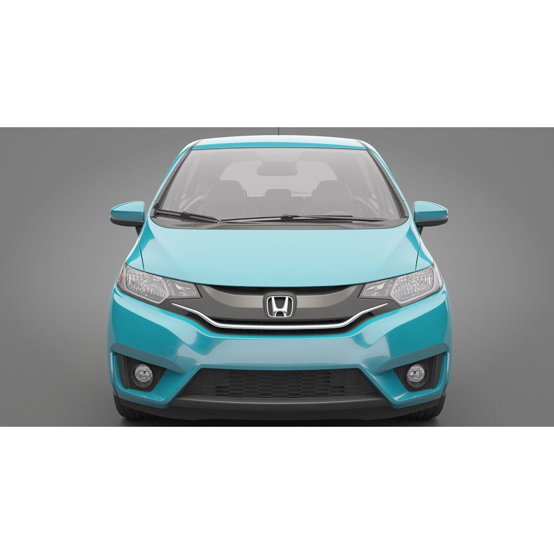 Honda Fit 3D Model – High Poly Vehicle with Textures, FBX, OBJ - View 6