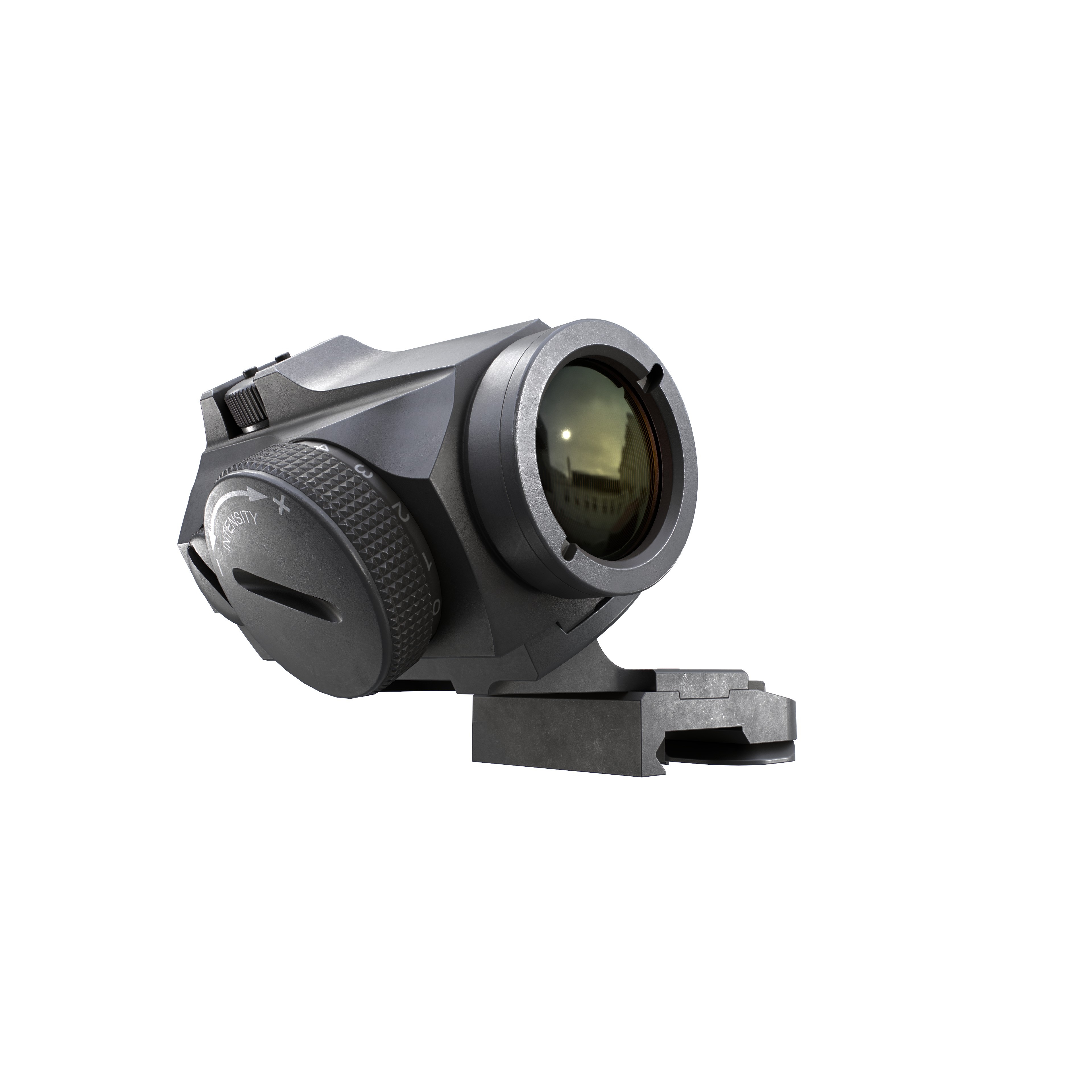 Aimpoint Micro T2 Red Dot Sight - Low-Poly Game-Ready 3D Model - View 18