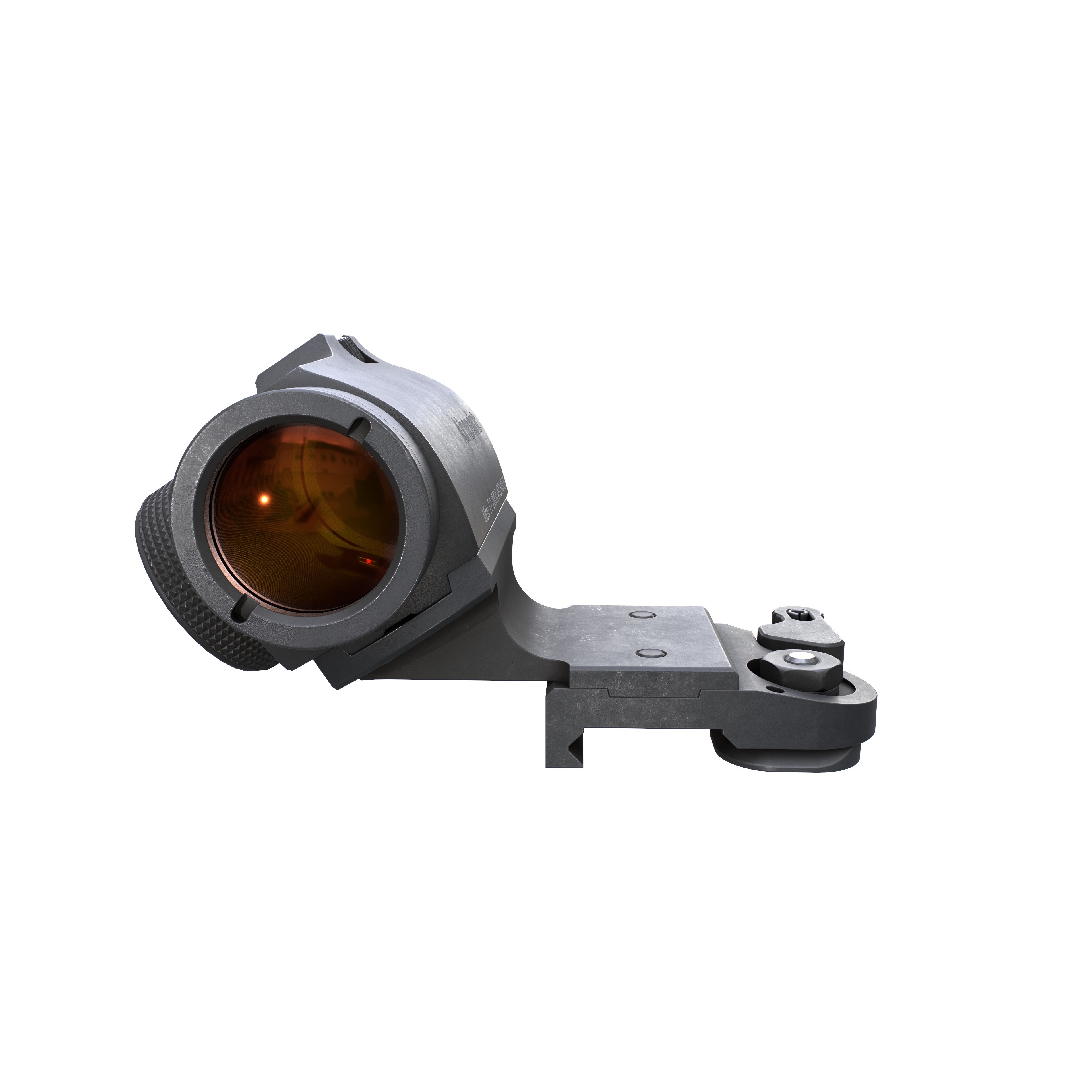 Aimpoint Micro T2 Red Dot Sight - Low-Poly Game-Ready 3D Model - View 19