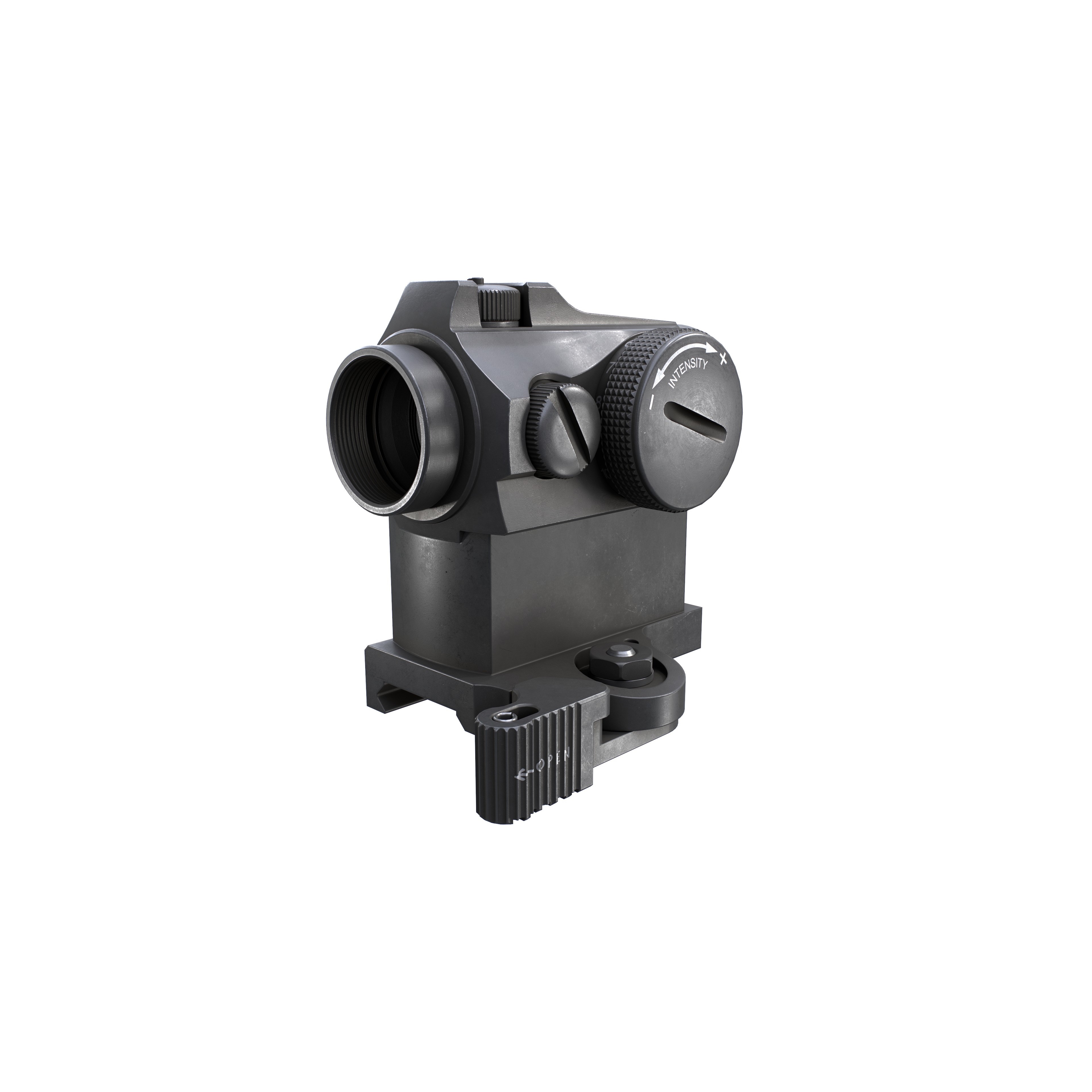 Aimpoint Micro T2 Red Dot Sight - Low-Poly Game-Ready 3D Model - View 24