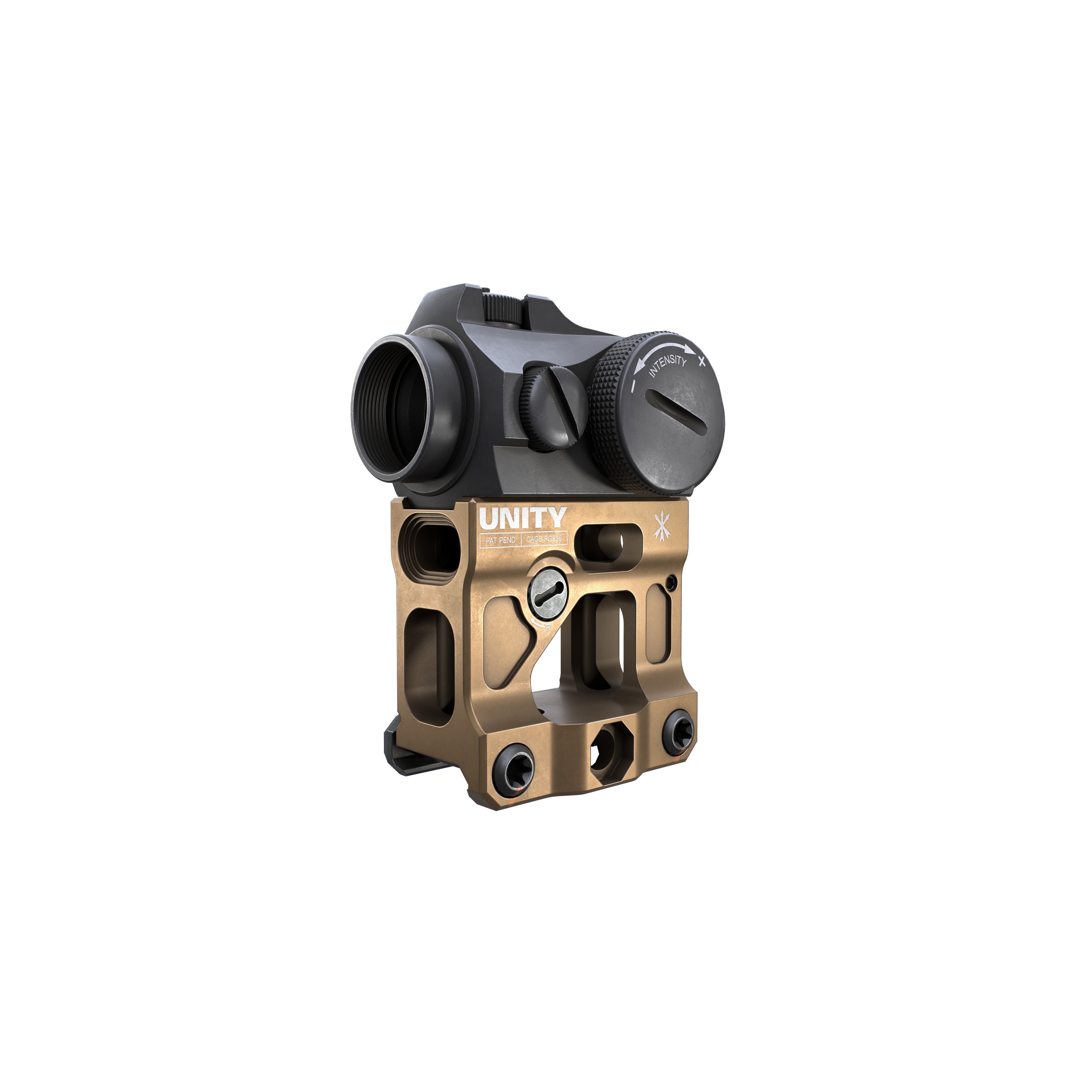 Aimpoint Micro T2 Red Dot Sight - Low-Poly Game-Ready 3D Model - View 37