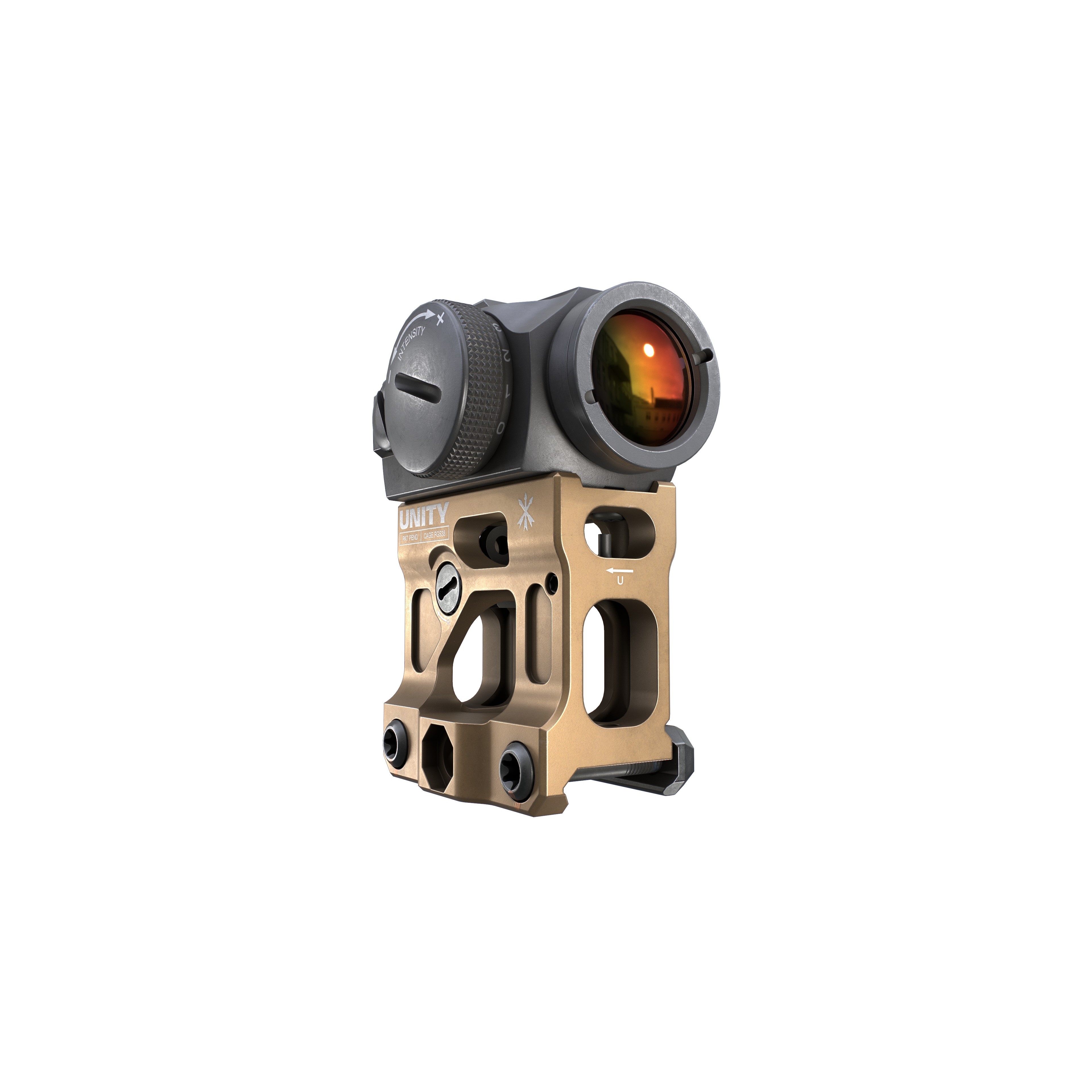 Aimpoint Micro T2 Red Dot Sight - Low-Poly Game-Ready 3D Model - View 41