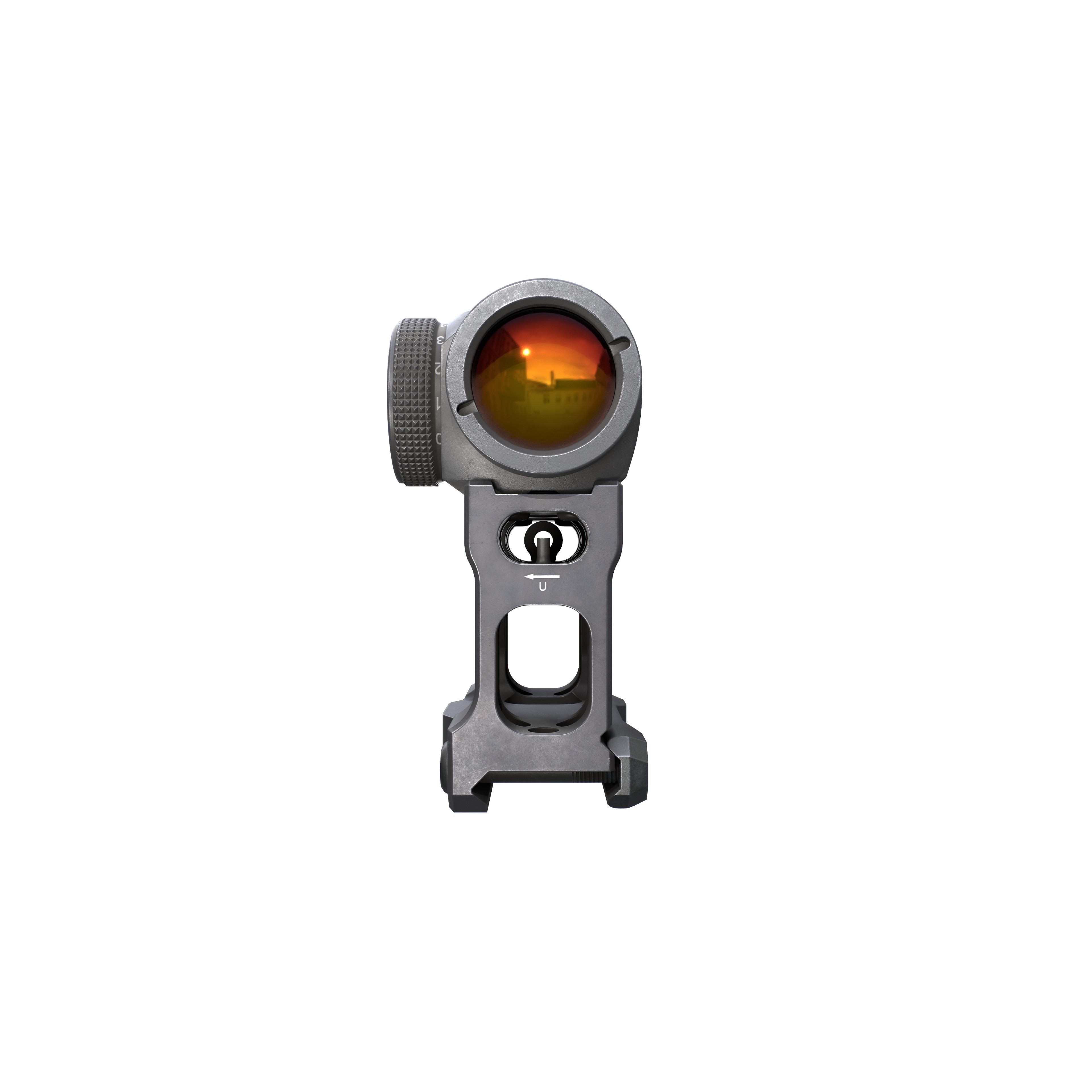 Aimpoint Micro T2 Red Dot Sight - Low-Poly Game-Ready 3D Model - View 42