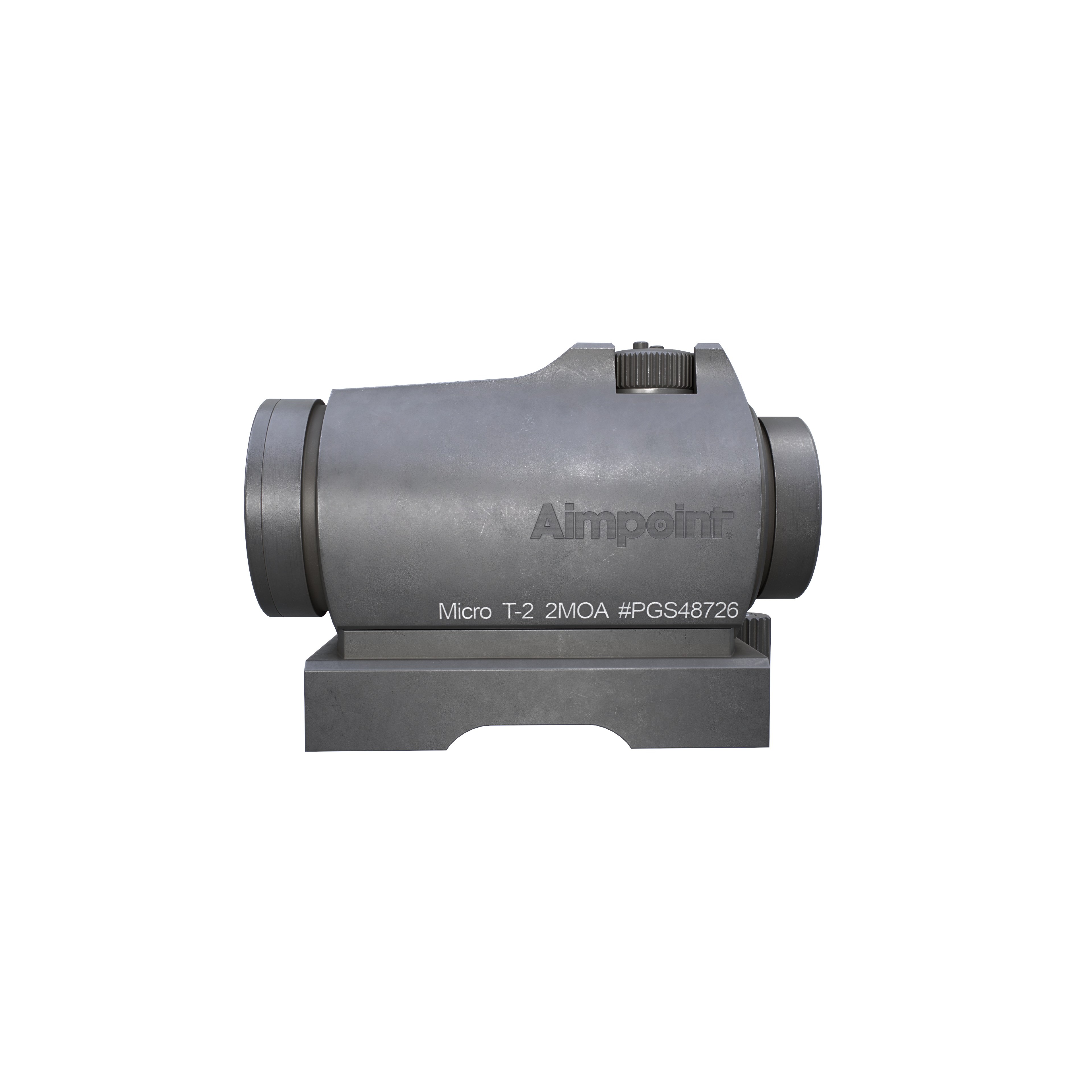 Aimpoint Micro T2 Red Dot Sight - Low-Poly Game-Ready 3D Model - View 5