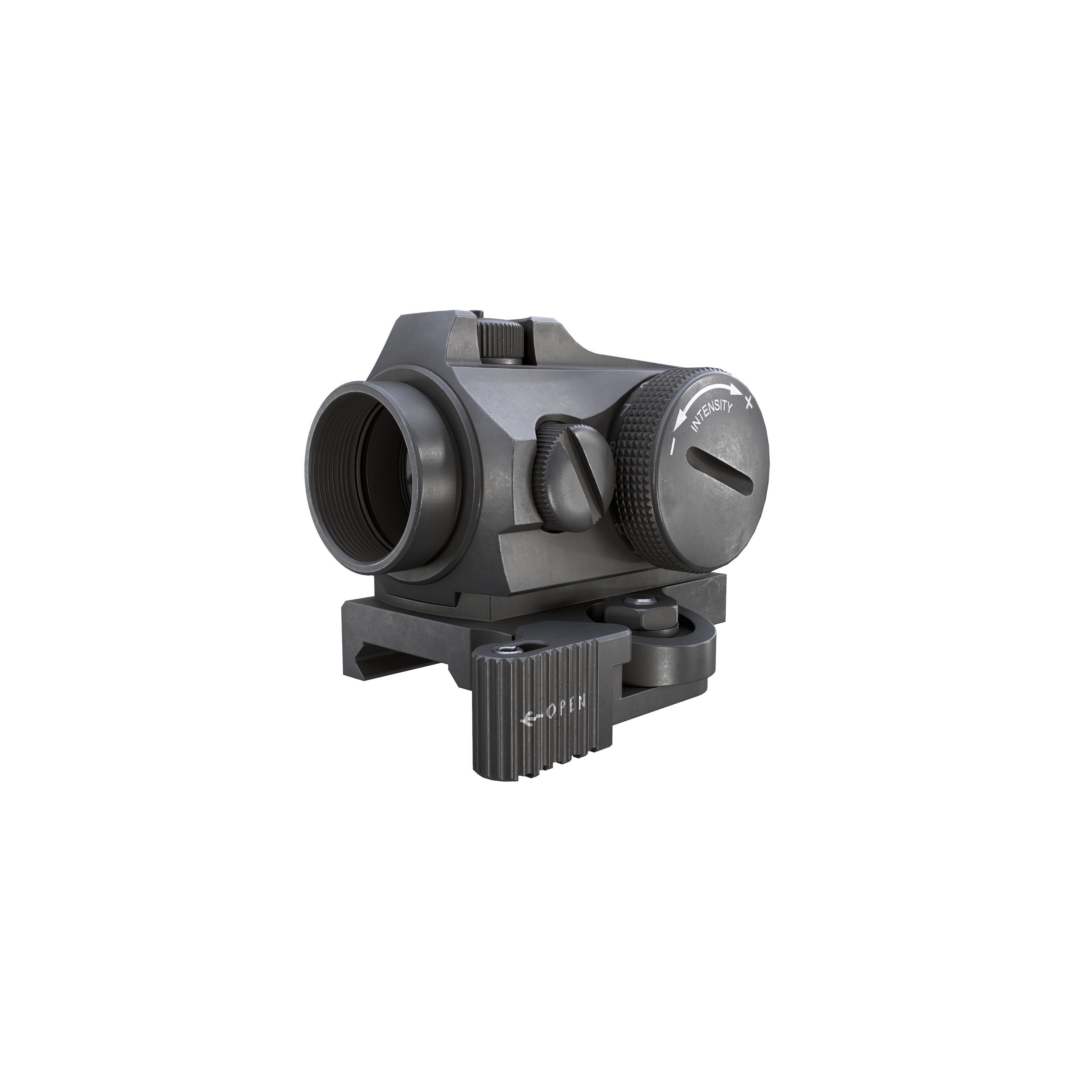 Aimpoint Micro T2 Red Dot Sight - Low-Poly Game-Ready 3D Model - View 8