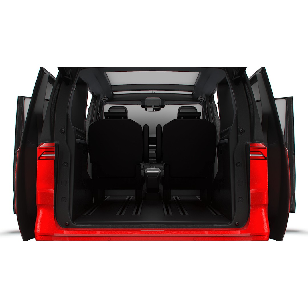 VW T7 Multivan Long 3D Model – High Quality Interior, FBX, OBJ - View 16