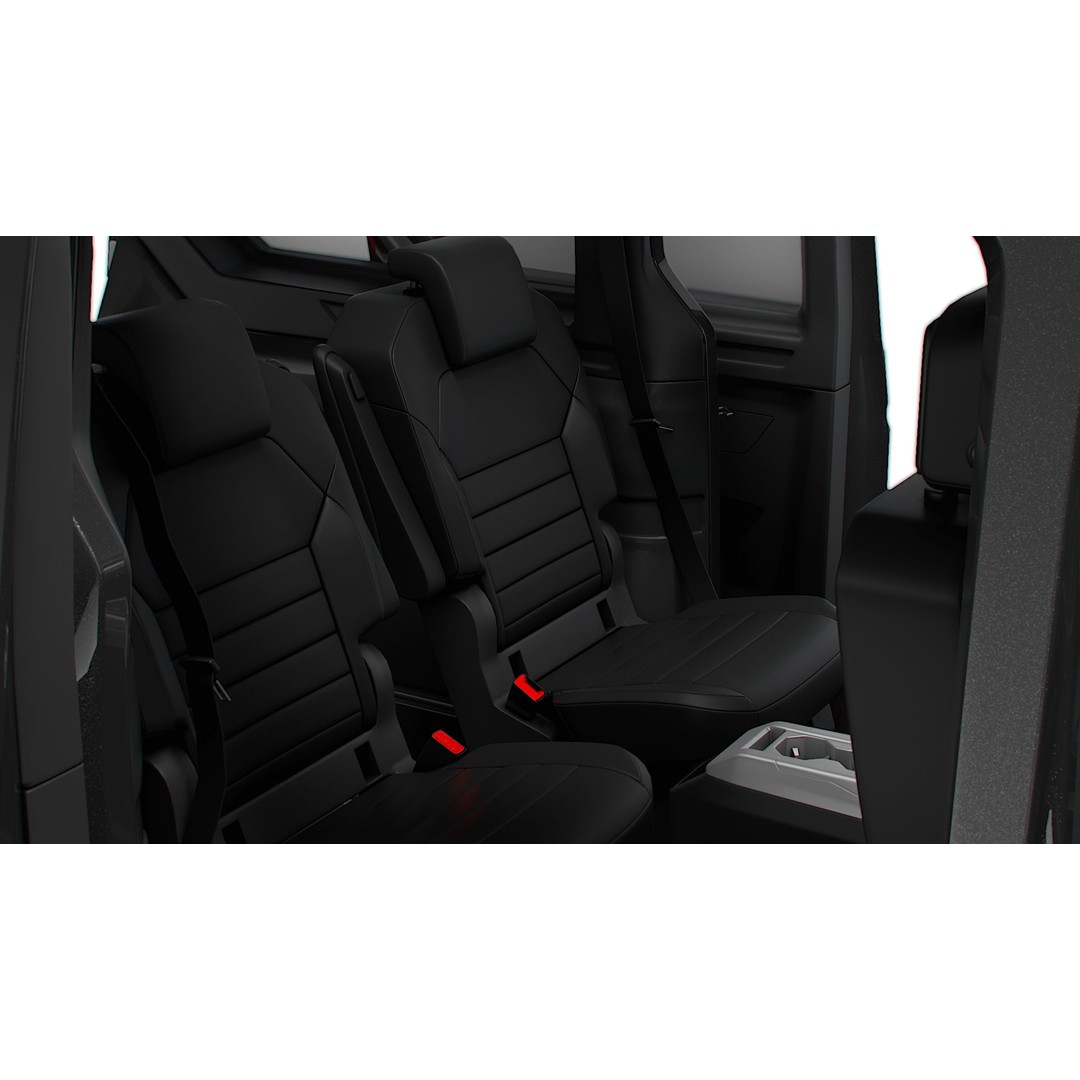 VW T7 Multivan Long 3D Model – High Quality Interior, FBX, OBJ - View 3