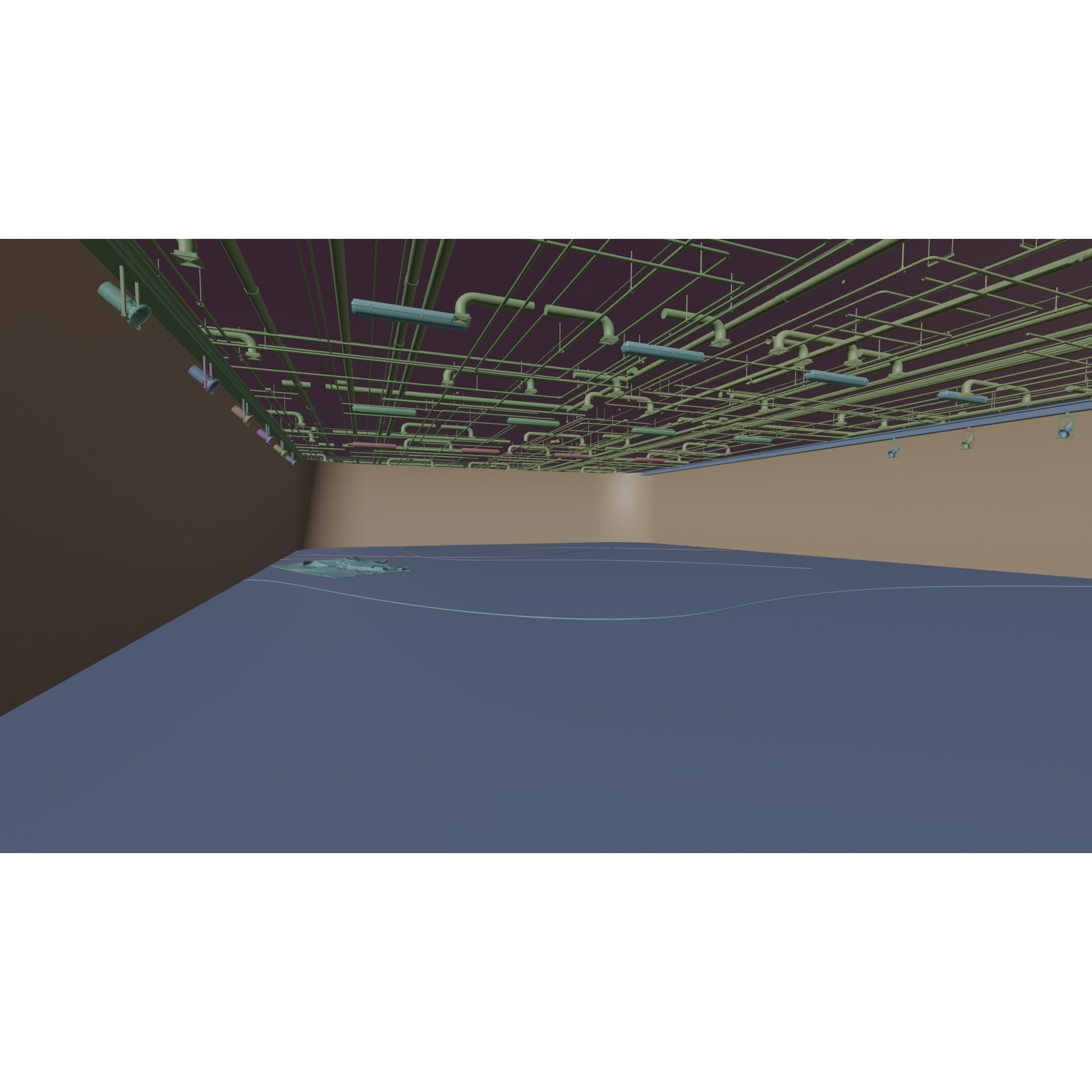 Realistic 3D Lighting Scene - Game-Ready 3D Model