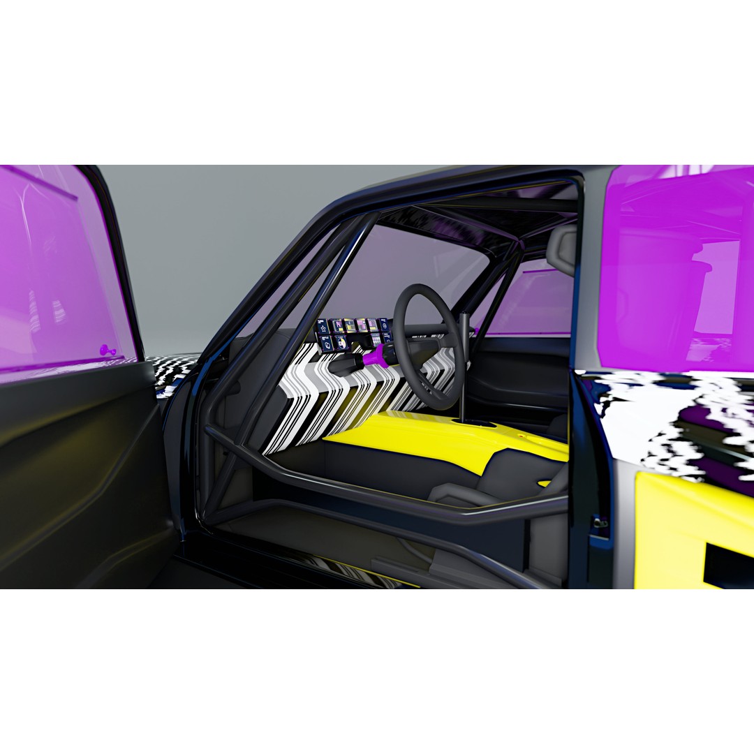 R5 TURBO 3E E-Tech 3D Model – High Poly Racing Car with Cockpit Interior - View 11