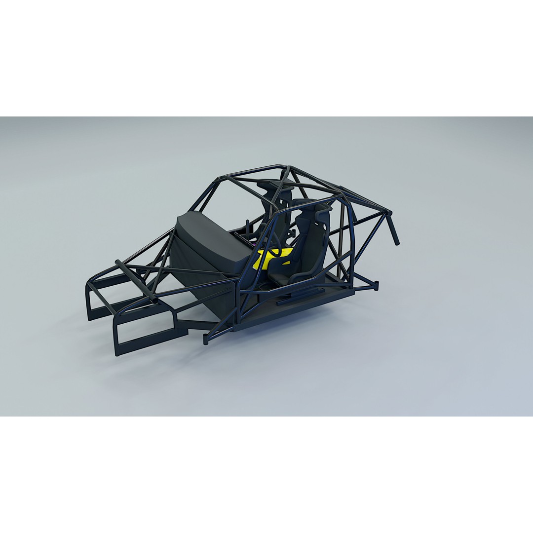 R5 TURBO 3E E-Tech 3D Model – High Poly Racing Car with Cockpit Interior - View 14