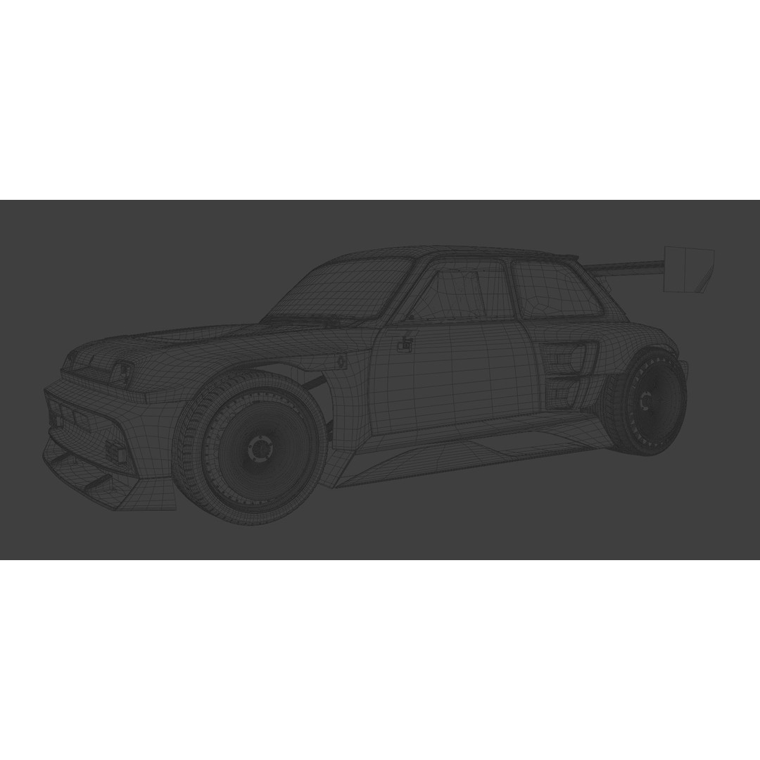 R5 TURBO 3E E-Tech 3D Model – High Poly Racing Car with Cockpit Interior - View 16