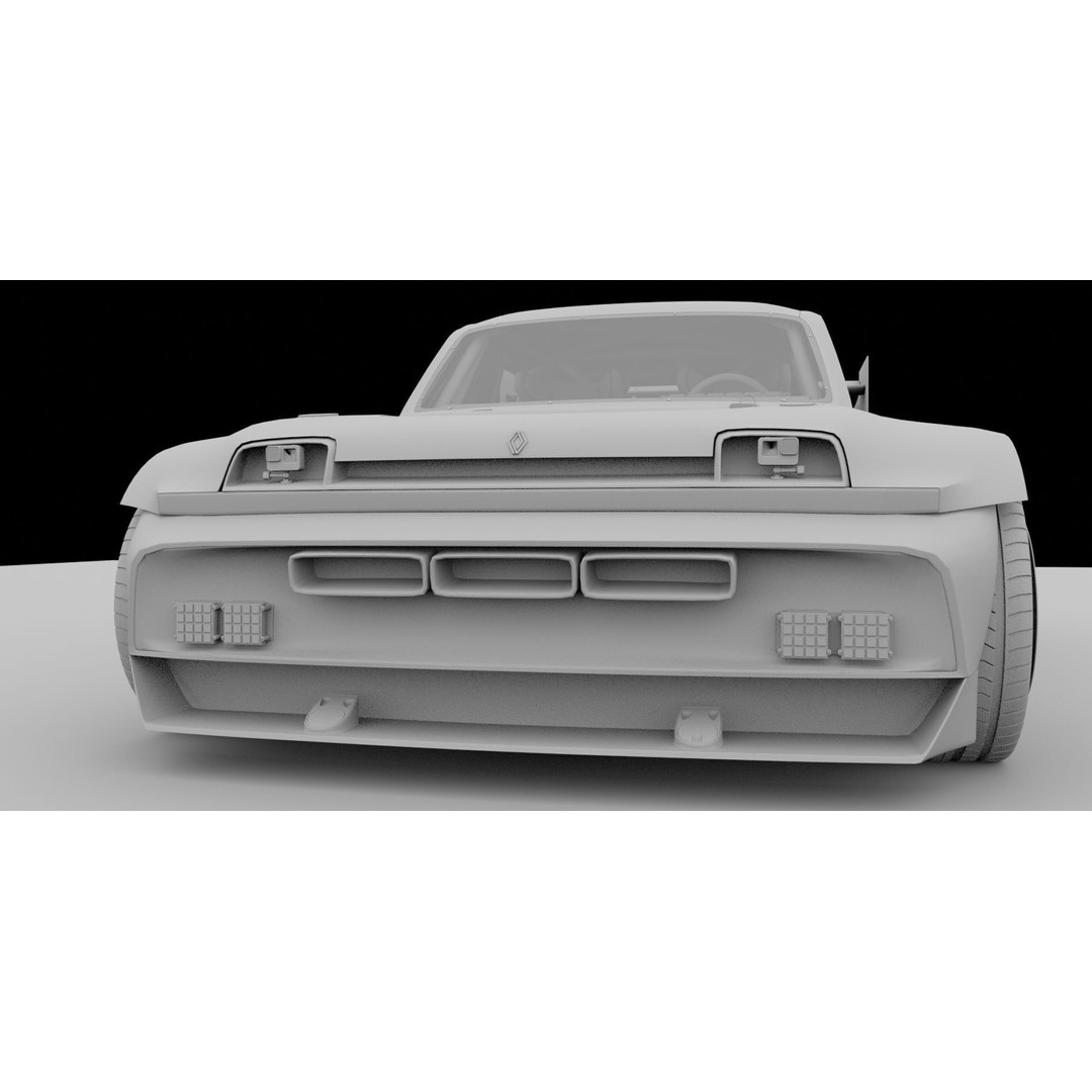 R5 TURBO 3E E-Tech 3D Model – High Poly Racing Car with Cockpit Interior - View 22