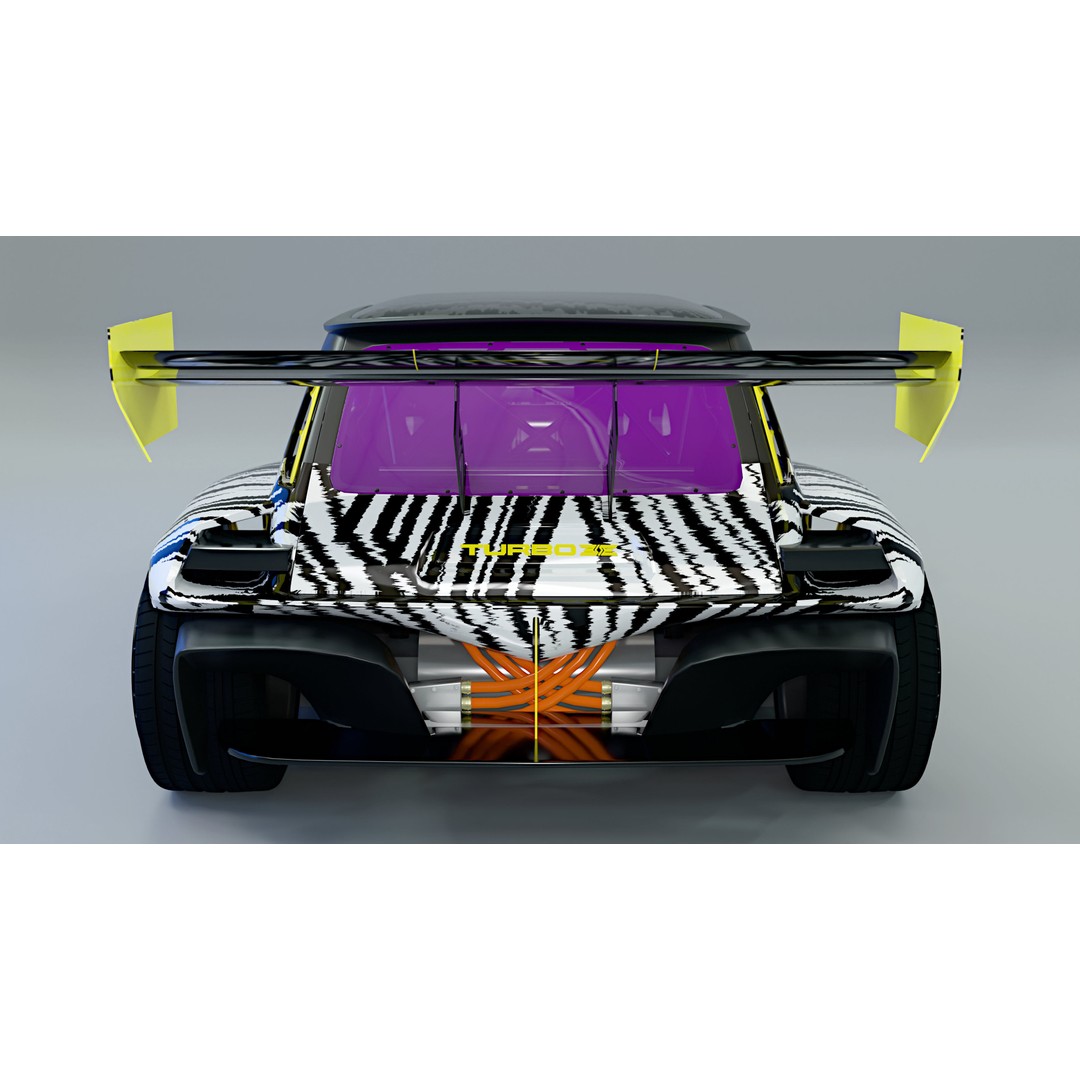 R5 TURBO 3E E-Tech 3D Model – High Poly Racing Car with Cockpit Interior - View 9