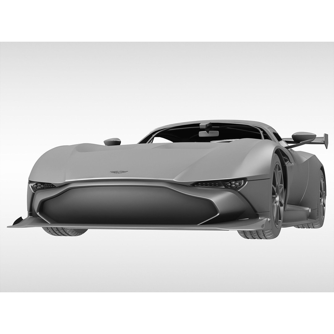 Aston Martin Vulcan 2016 3D Model – High Poly Racing Car, FBX, OBJ - View 11