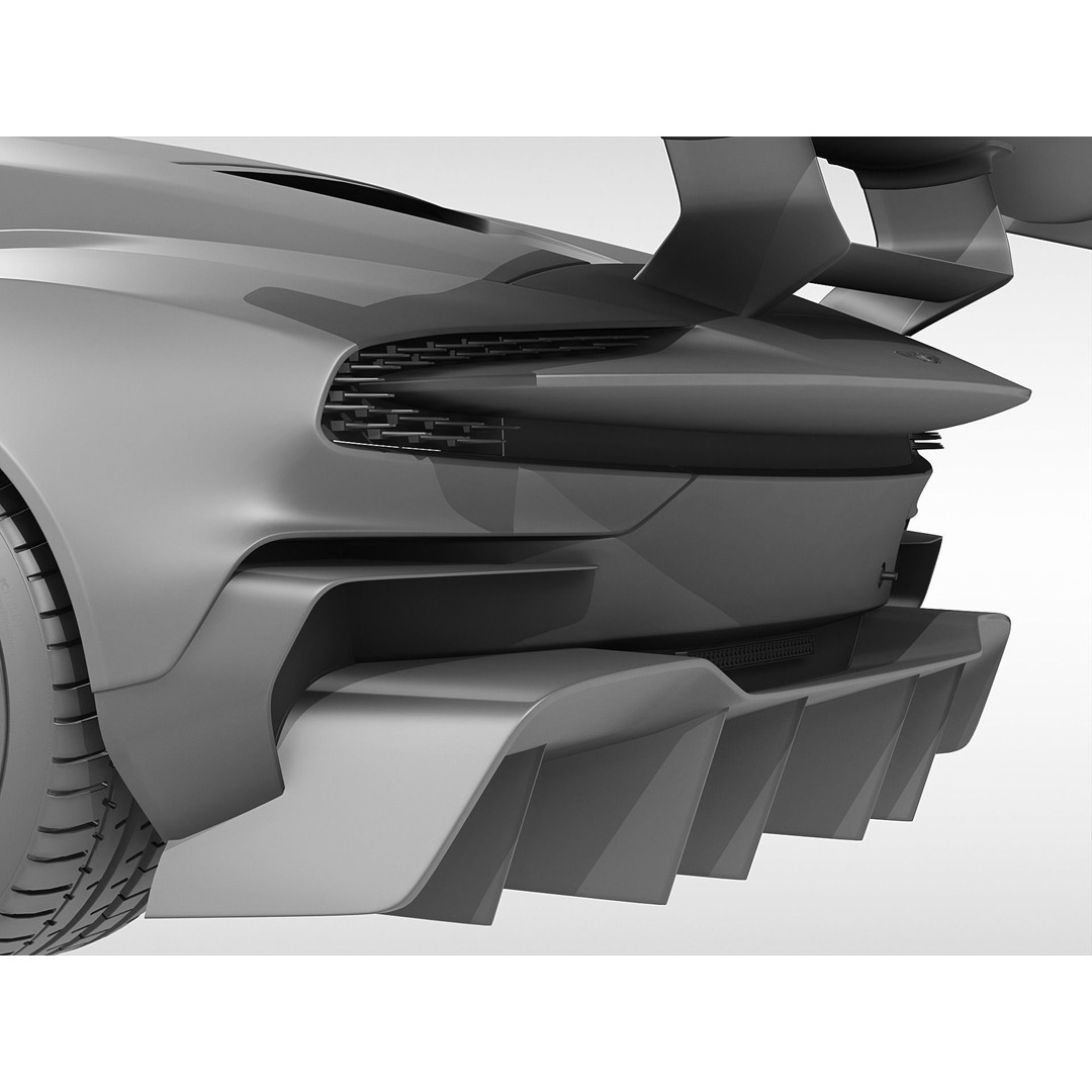 Aston Martin Vulcan 2016 3D Model – High Poly Racing Car, FBX, OBJ - View 12