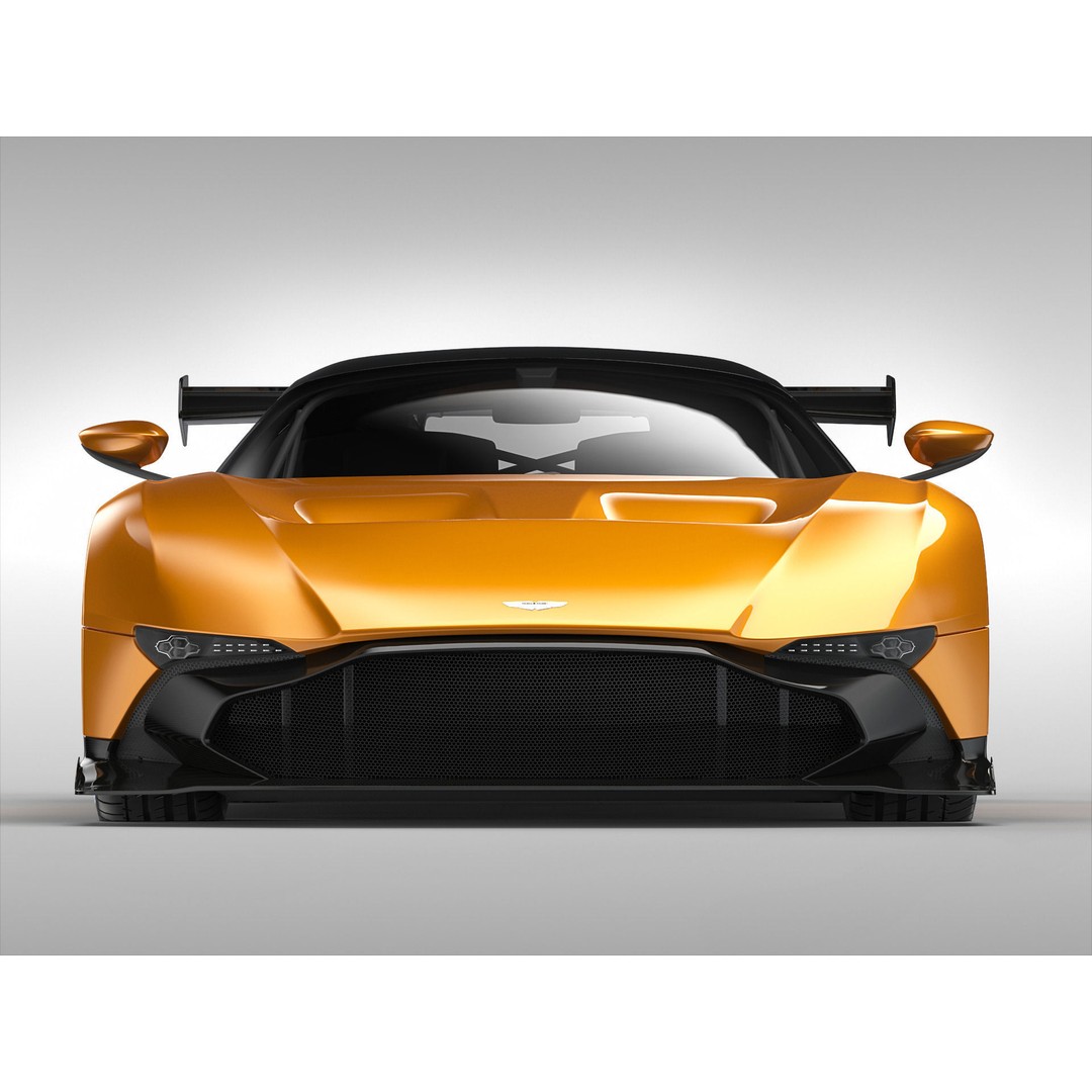 Aston Martin Vulcan 2016 3D Model – High Poly Racing Car, FBX, OBJ - View 6