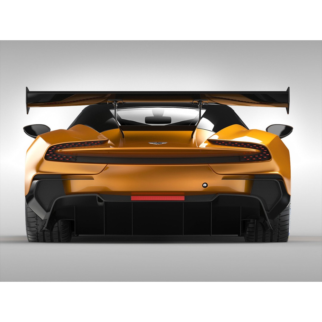 Aston Martin Vulcan 2016 3D Model – High Poly Racing Car, FBX, OBJ - View 7