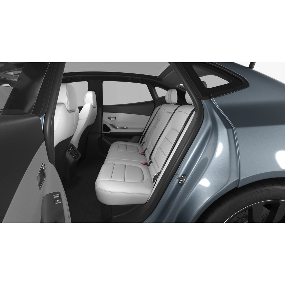 Generic Electric Car 3D Model – Subdivision Ready PBR Asset, FBX, Blender - View 26