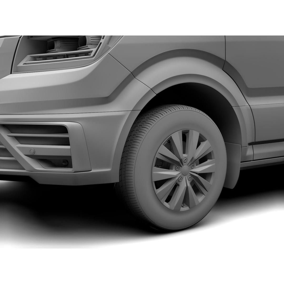 MAN TGE Van L4H2 2017 3D Model – High Quality Vehicle Asset, FBX, OBJ