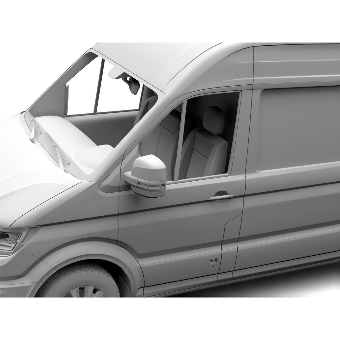 MAN TGE Van L4H2 2017 3D Model – High Quality Vehicle Asset, FBX, OBJ - View 15