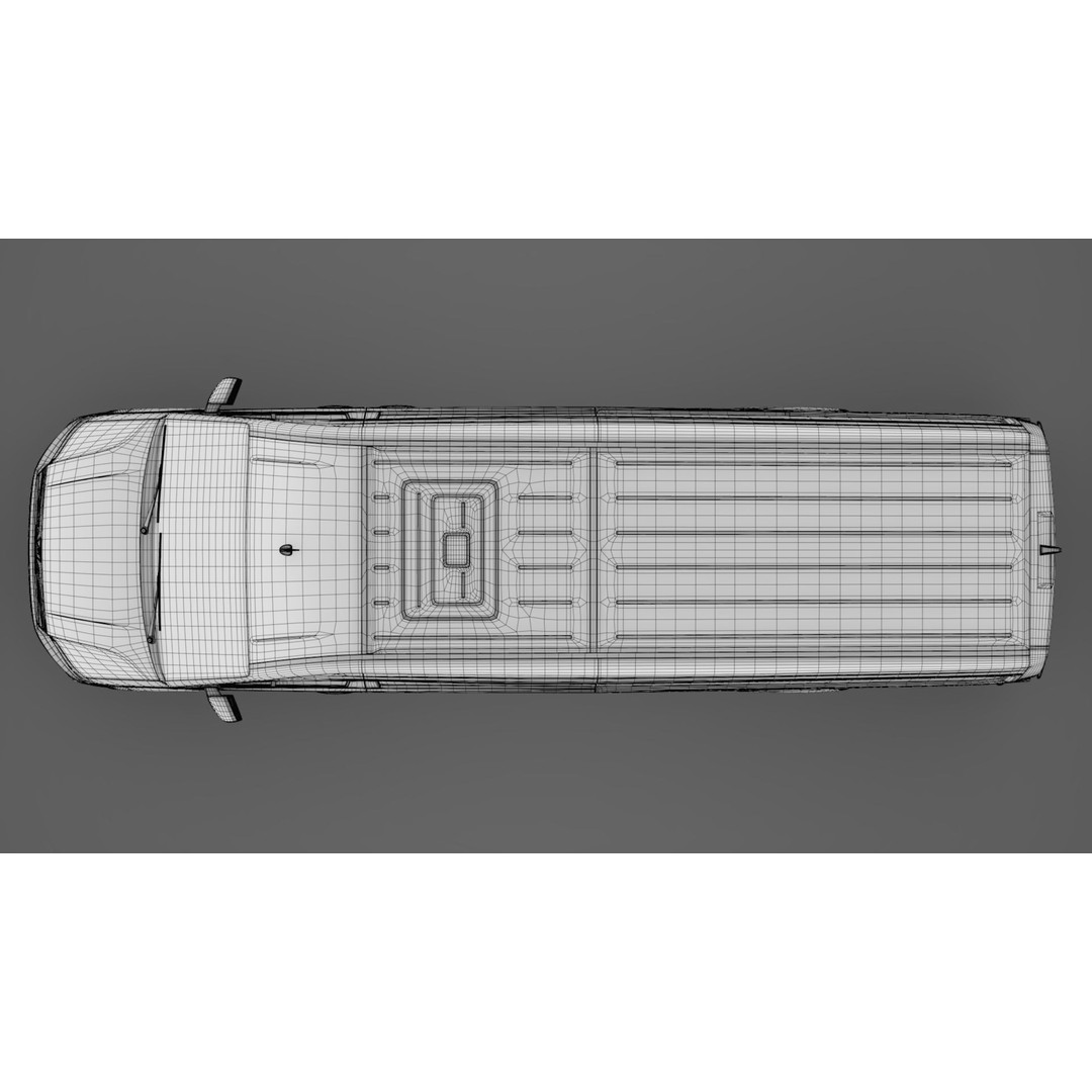 MAN TGE Van L4H2 2017 3D Model – High Quality Vehicle Asset, FBX, OBJ - View 19