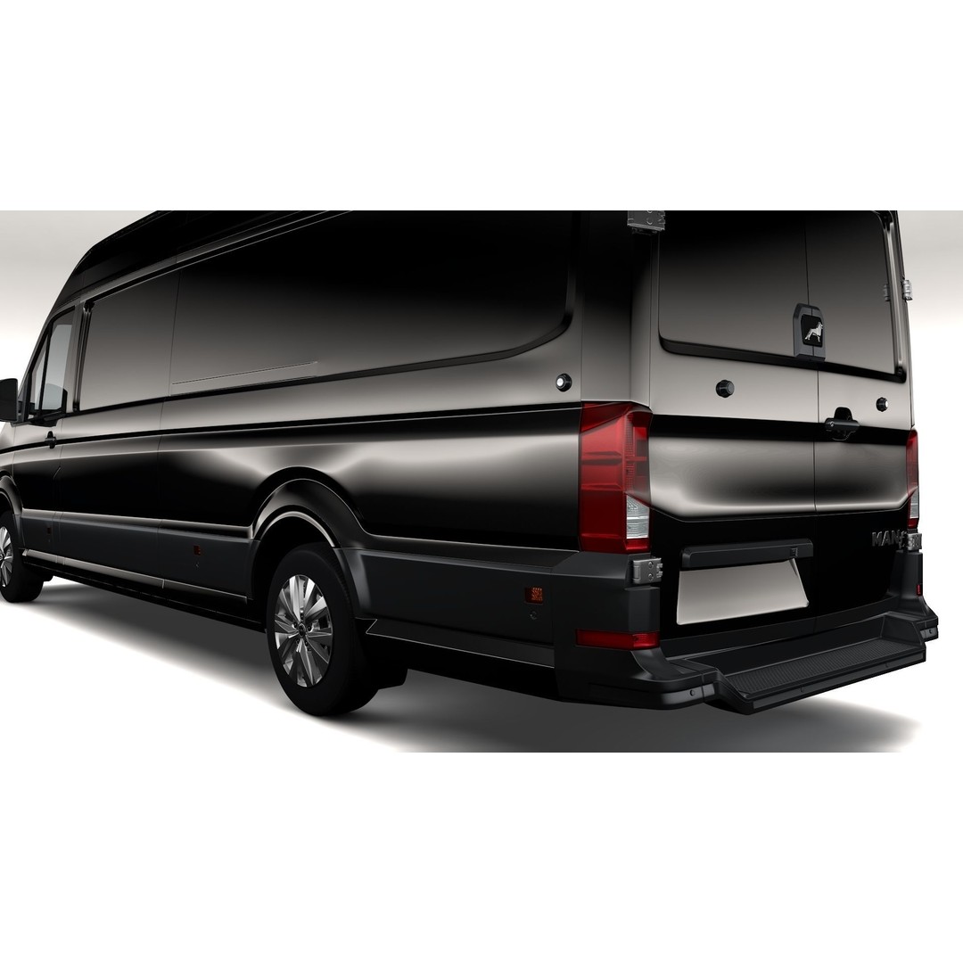 MAN TGE Van L4H2 2017 3D Model – High Quality Vehicle Asset, FBX, OBJ - View 4