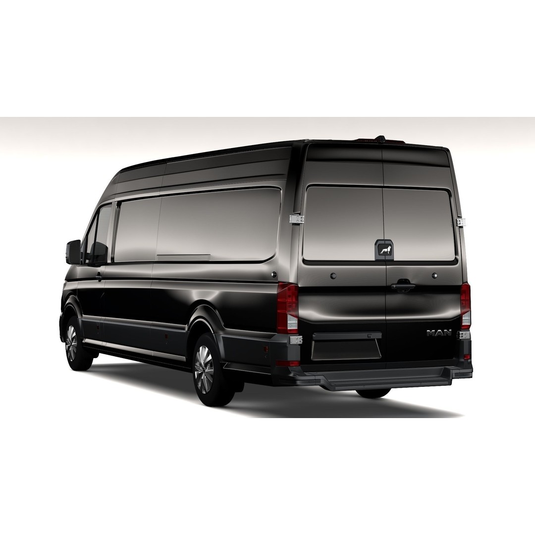 MAN TGE Van L4H2 2017 3D Model – High Quality Vehicle Asset, FBX, OBJ - View 5