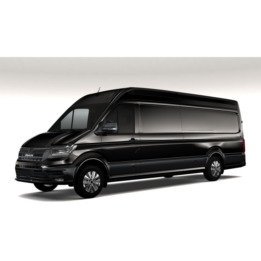 MAN TGE Van L4H2 2017 3D Model – High Quality Vehicle Asset, FBX, OBJ - View 6