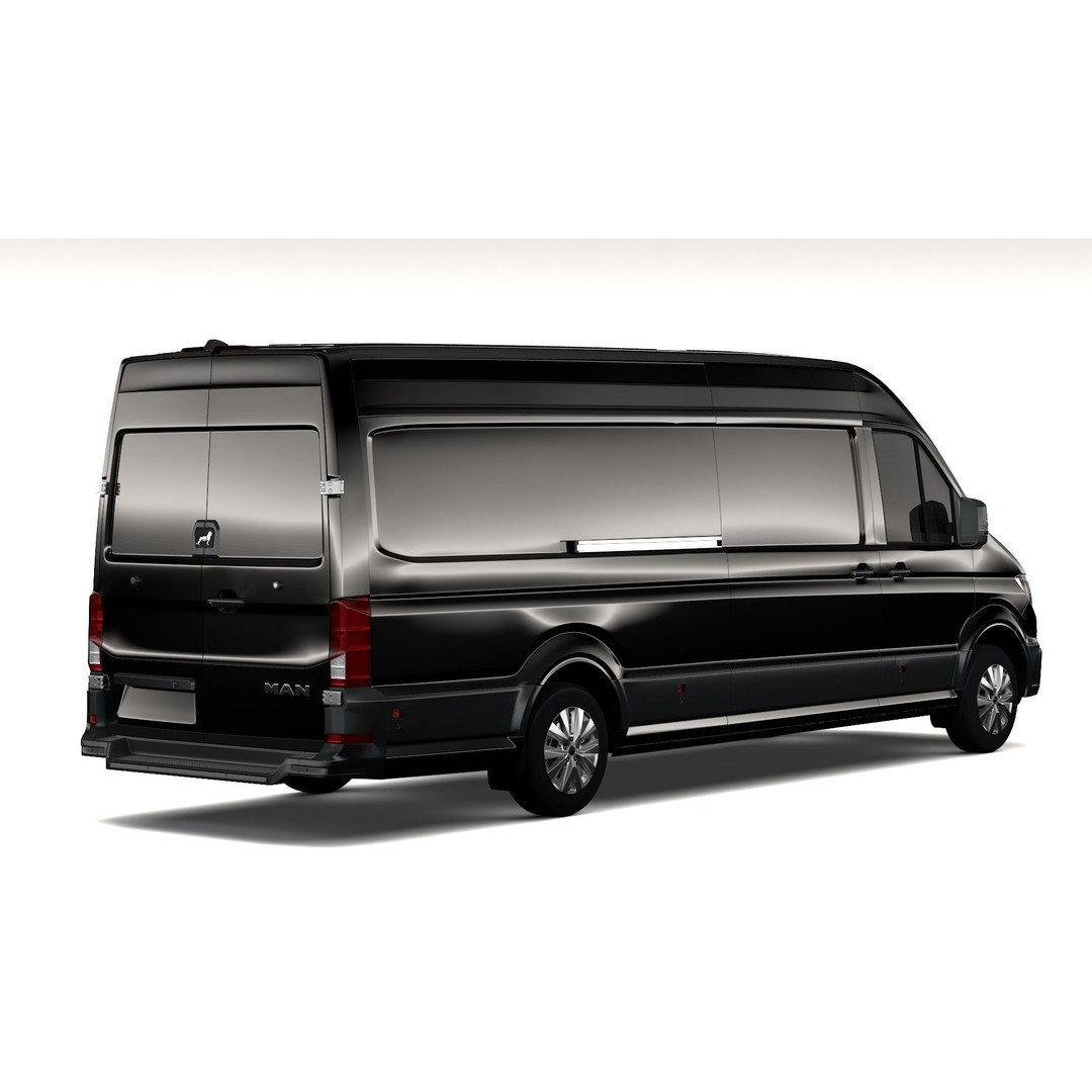 MAN TGE Van L4H2 2017 3D Model – High Quality Vehicle Asset, FBX, OBJ - View 8