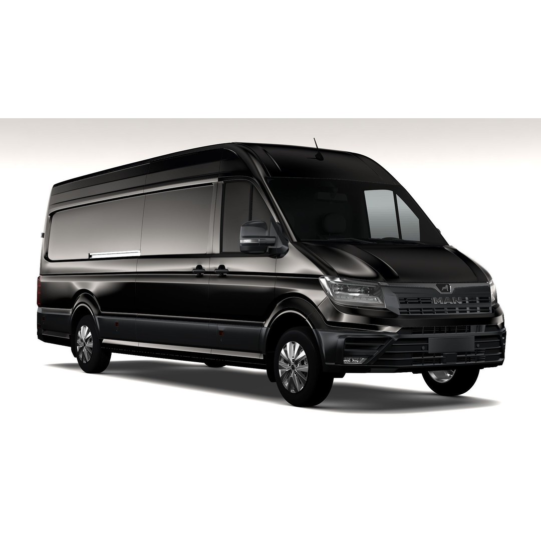 MAN TGE Van L4H2 2017 3D Model – High Quality Vehicle Asset, FBX, OBJ - View 9