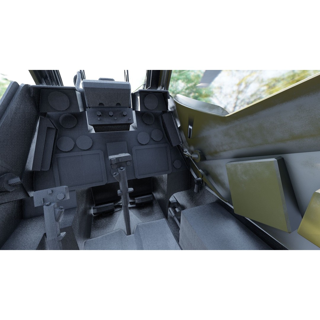 MI-28 Havoc Attack Helicopter 3D Model – PBR Game-Ready Asset, FBX, OBJ - View 19