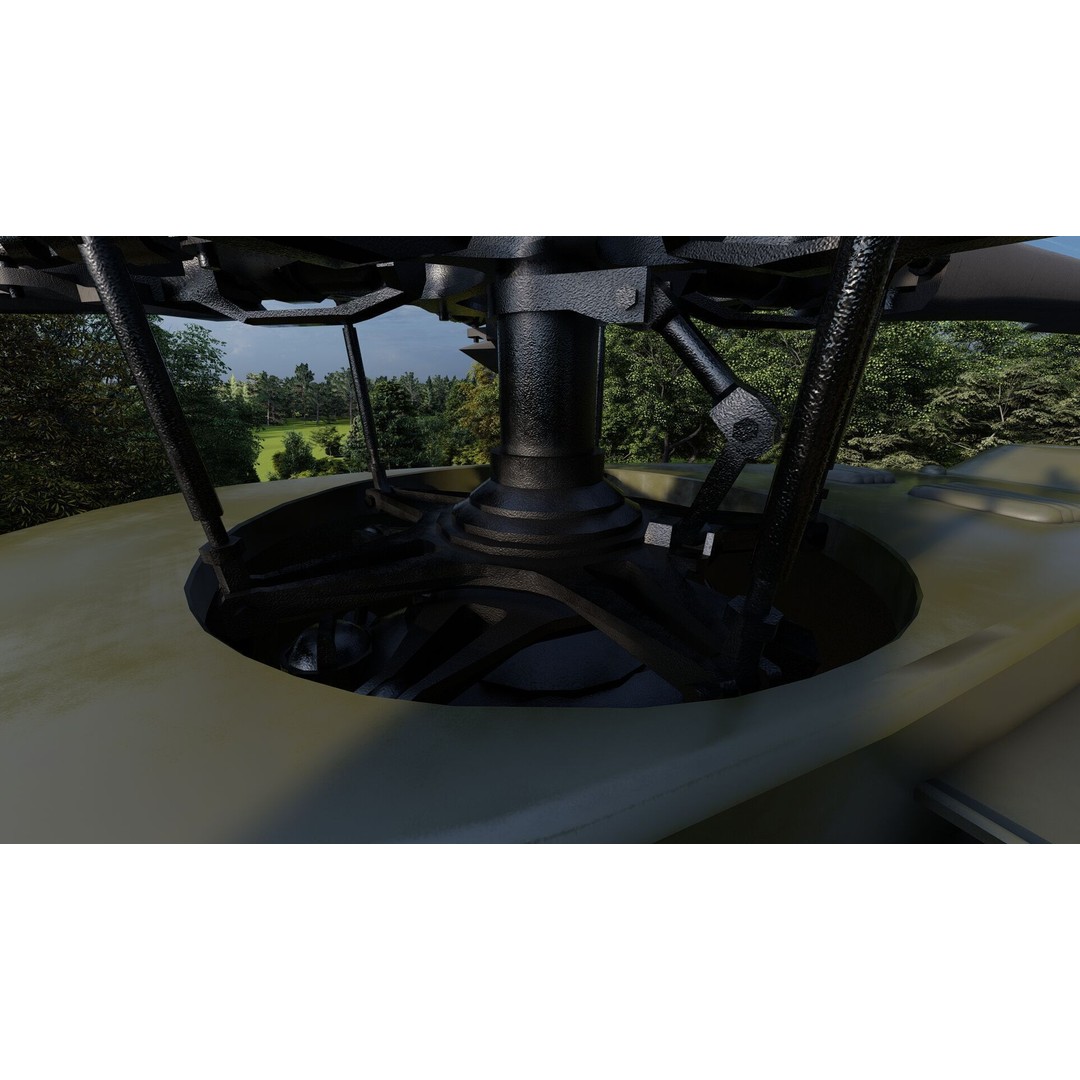 MI-28 Havoc Attack Helicopter 3D Model – PBR Game-Ready Asset, FBX, OBJ - View 21