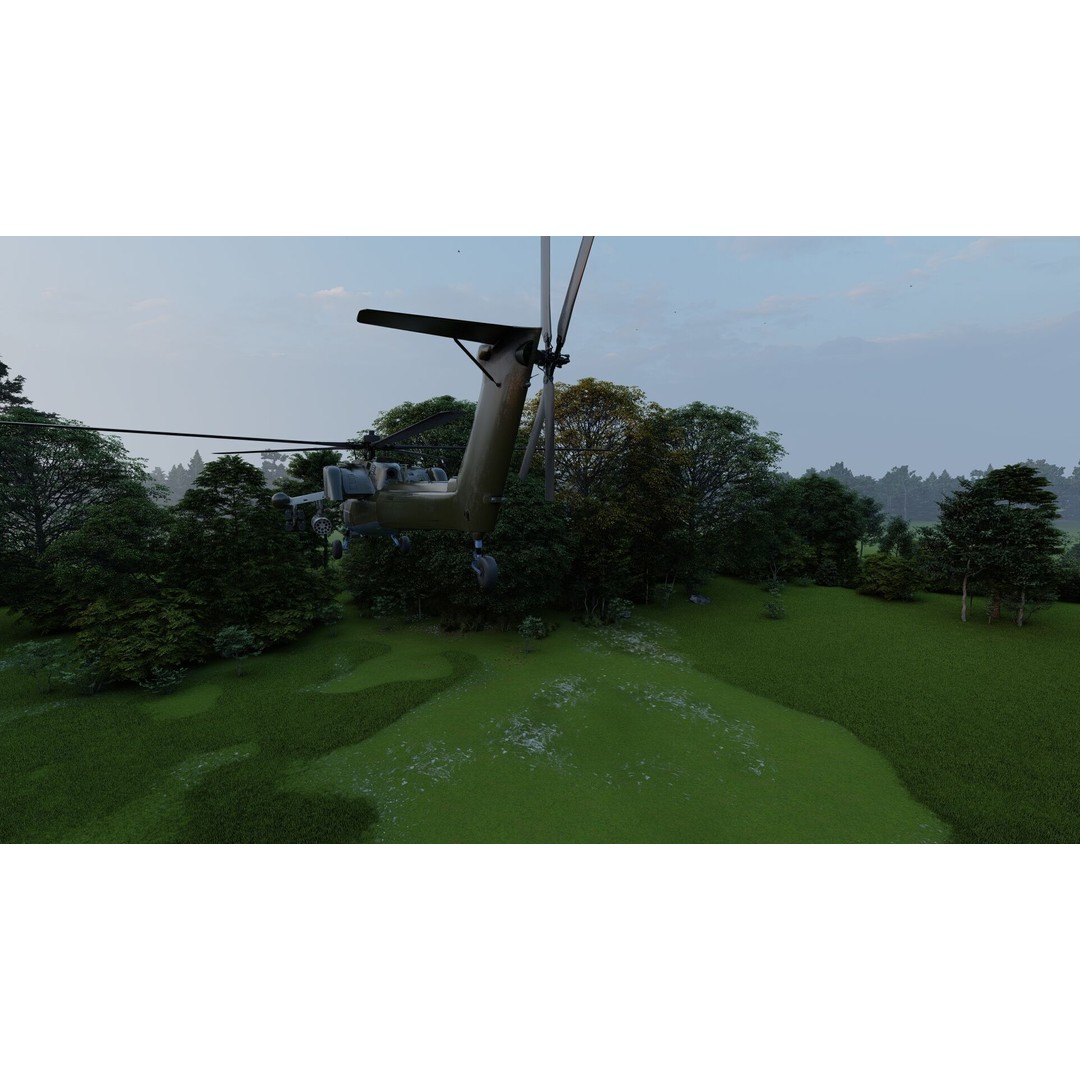 MI-28 Havoc Attack Helicopter 3D Model – PBR Game-Ready Asset, FBX, OBJ - View 23