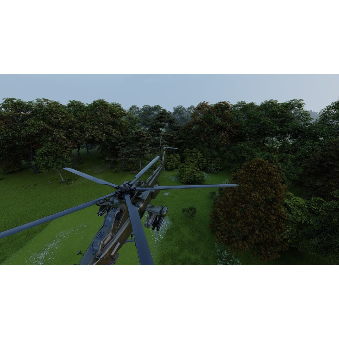 MI-28 Havoc Attack Helicopter 3D Model – PBR Game-Ready Asset, FBX, OBJ - View 28