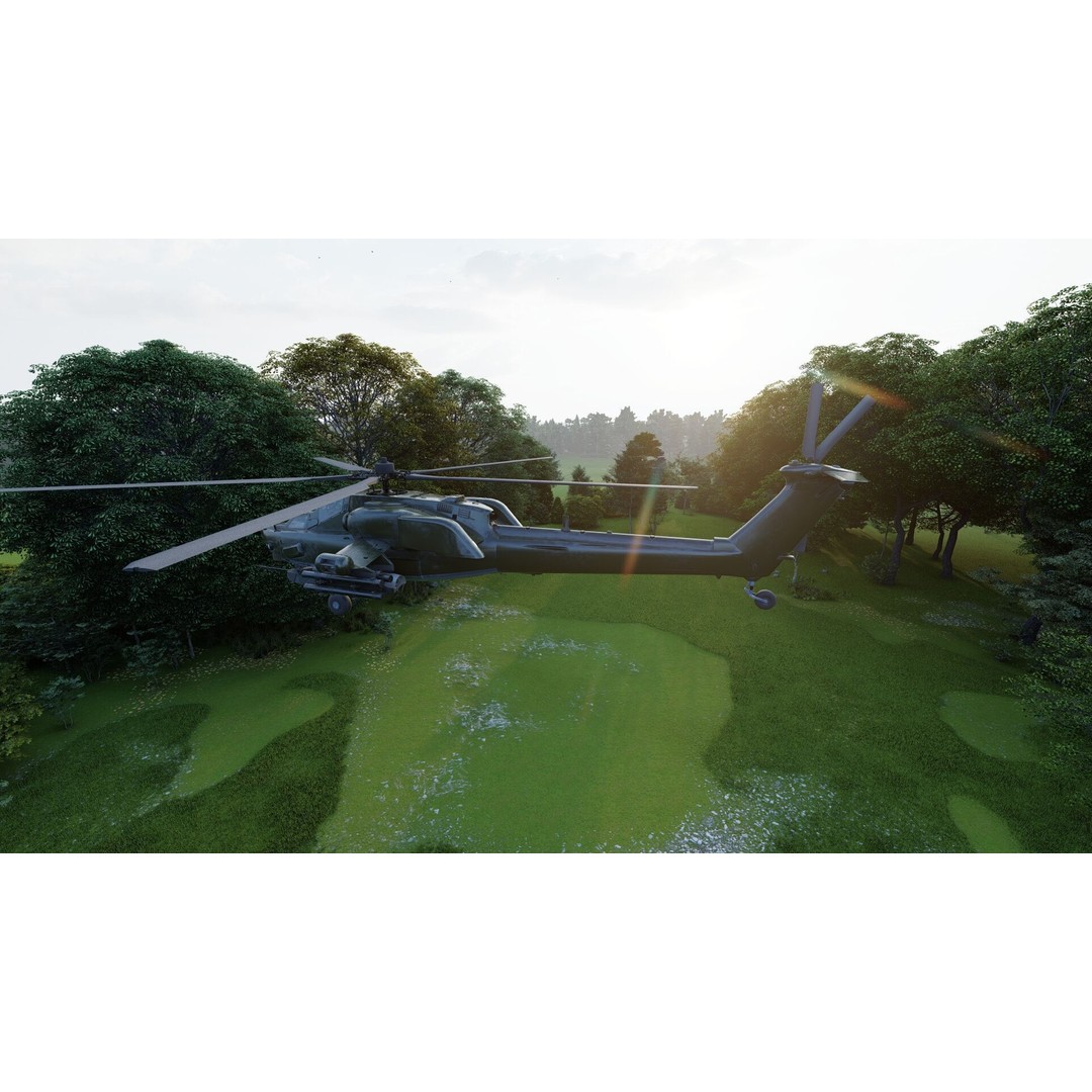 MI-28 Havoc Attack Helicopter 3D Model – PBR Game-Ready Asset, FBX, OBJ - View 29