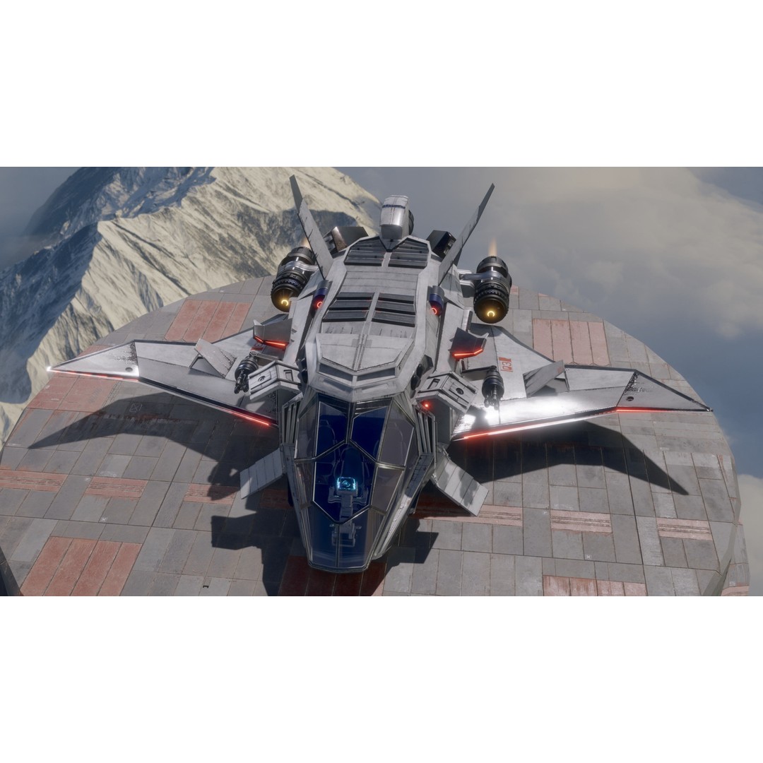 Sci-Fi Dropship 3D Model – Fully Rigged Low-Poly Game Asset, FBX - View 14